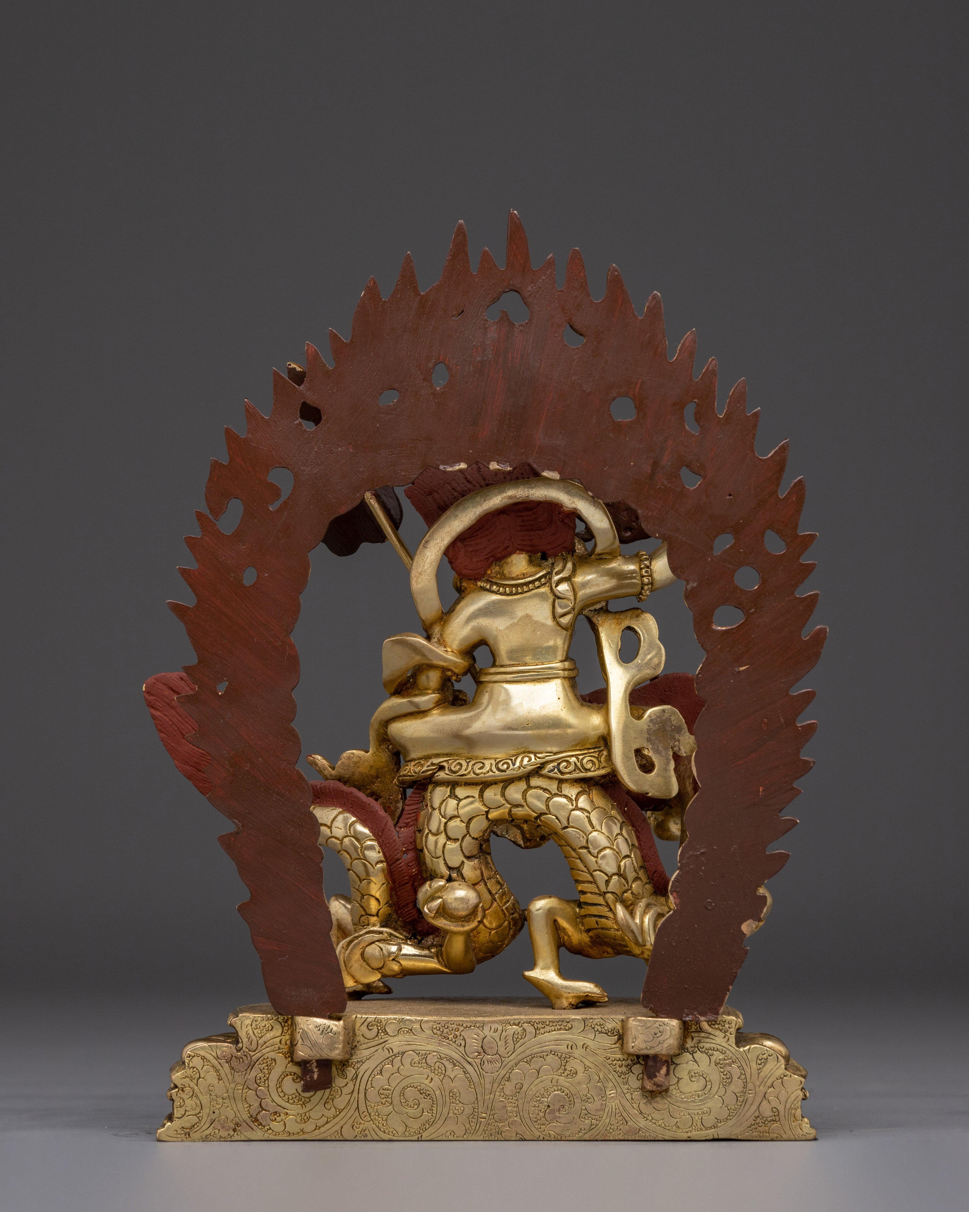 Wealth Offering Statue of White Dzambhala | Spiritual Prosperity Deity