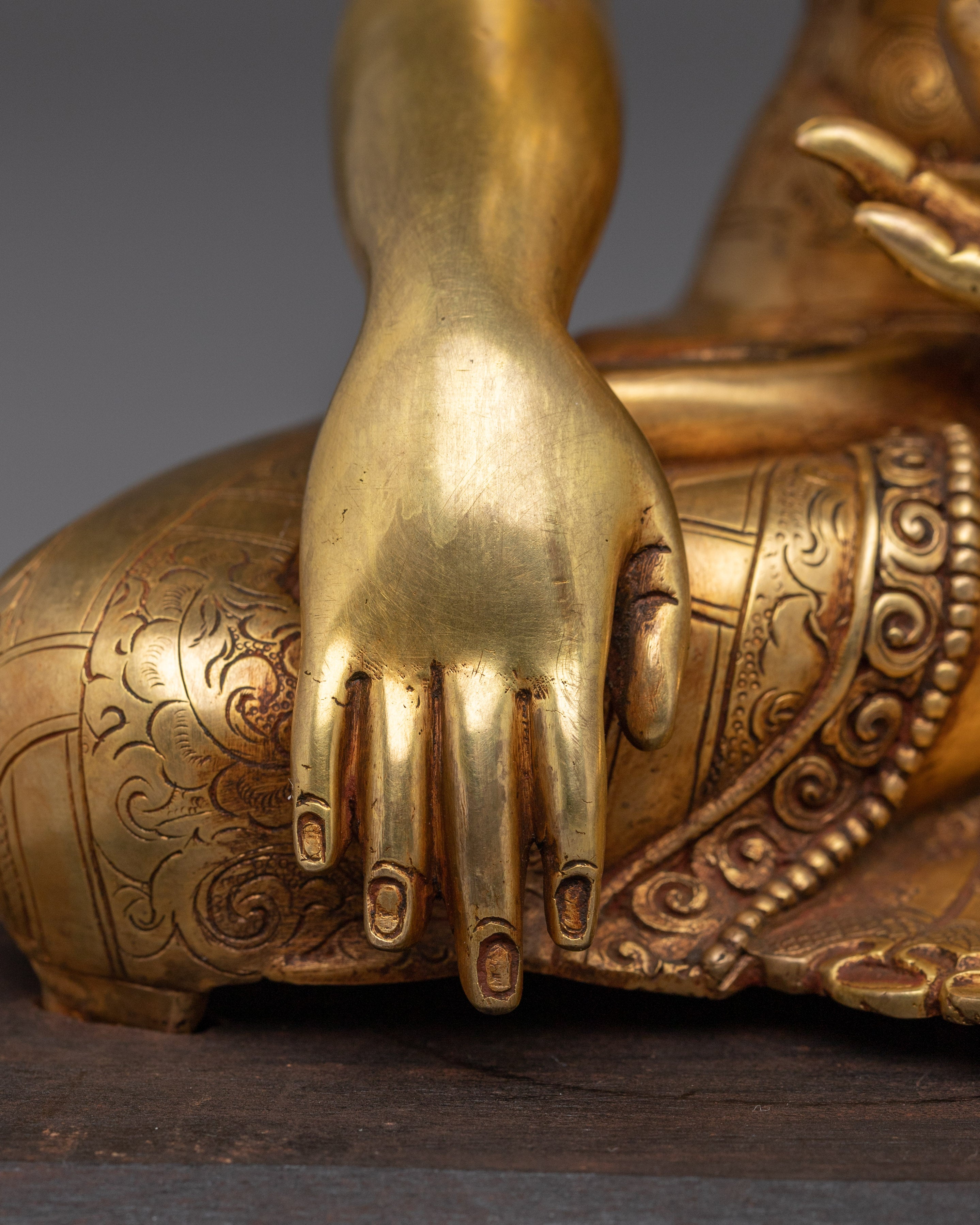 Peaceful Buddha Figurine of Shakyamuni | Historical Buddha