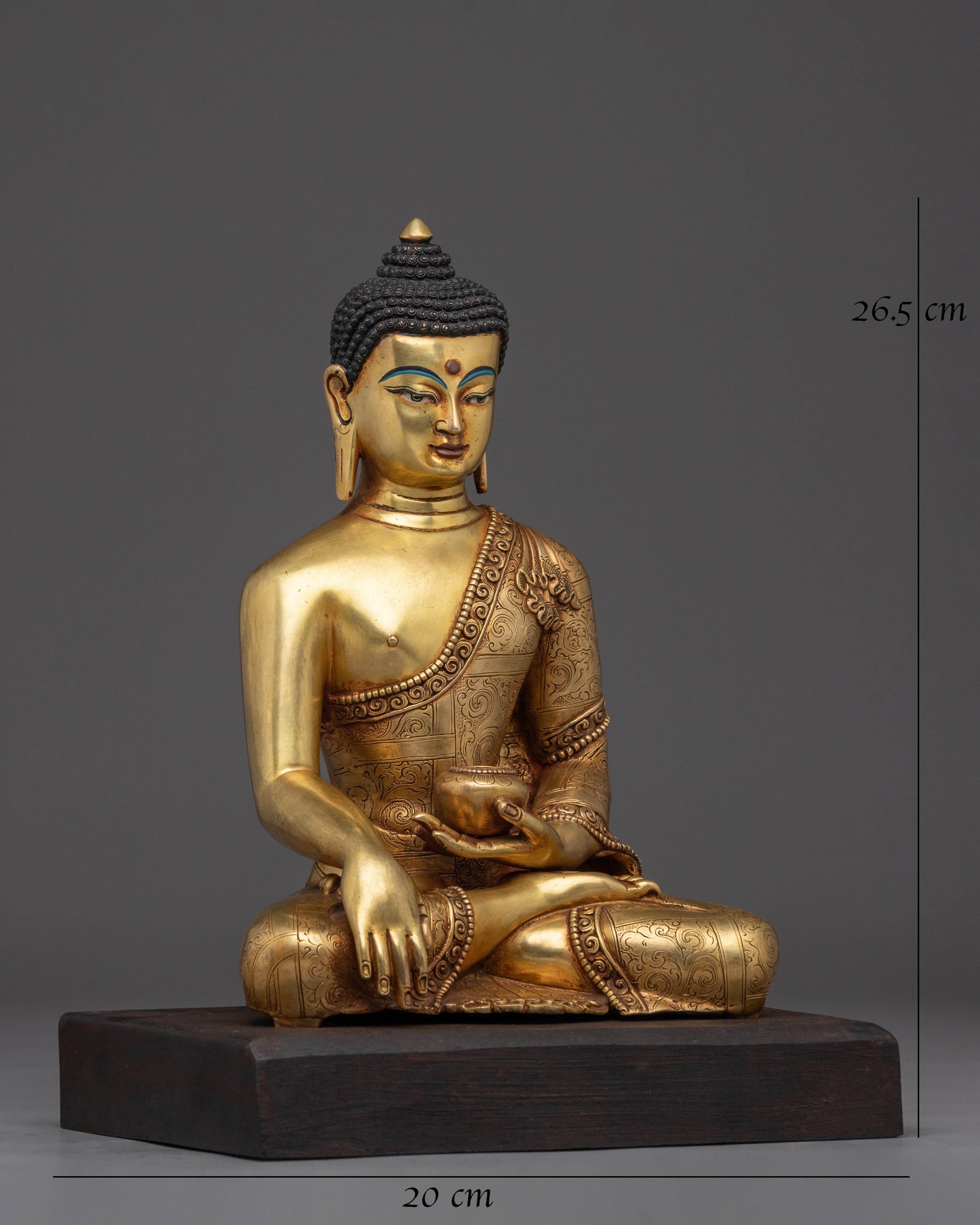 peaceful-buddha-figurine-of-shakyamuni