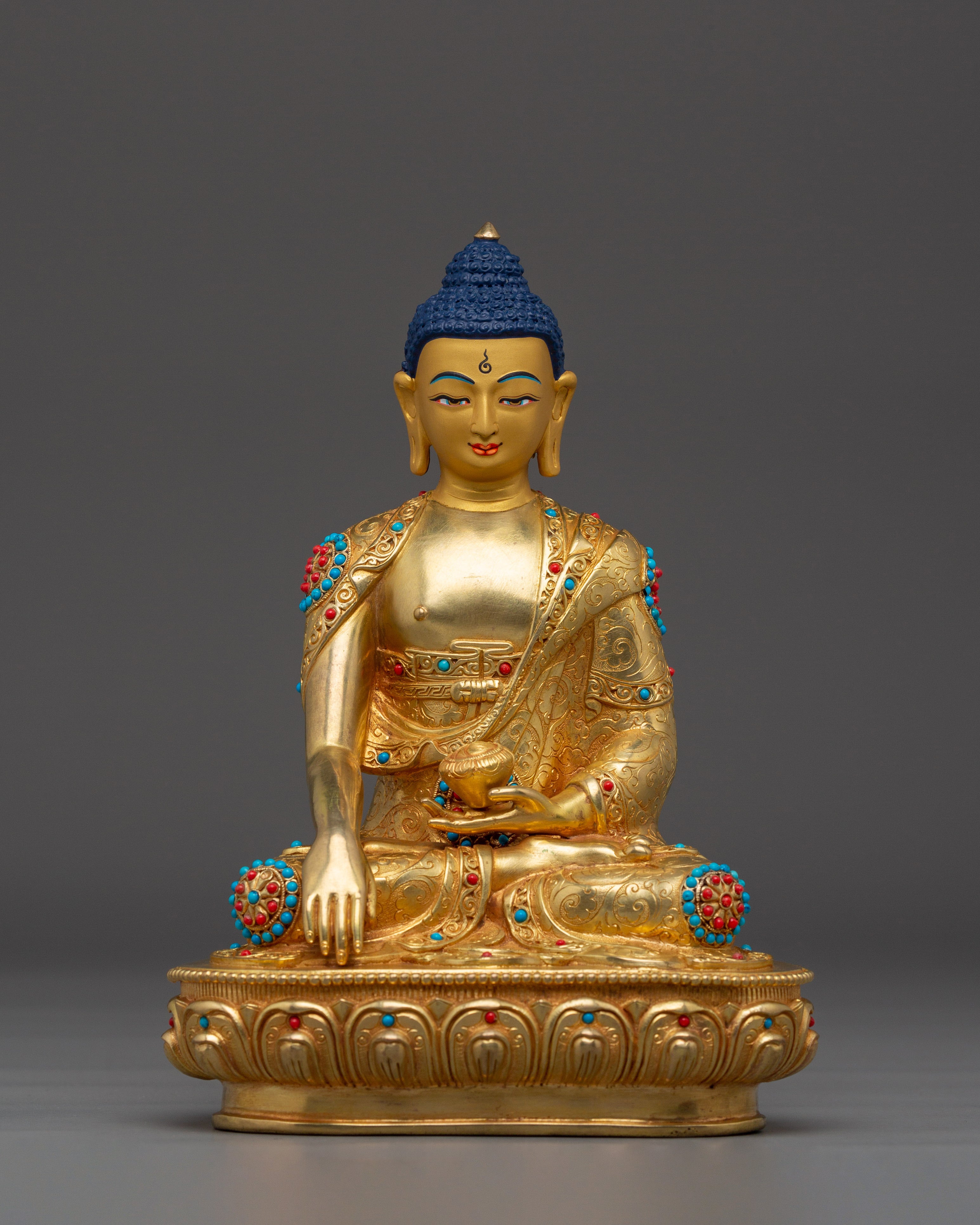 Himalayan Buddha Trio Statue | Buddha of Enlightenment