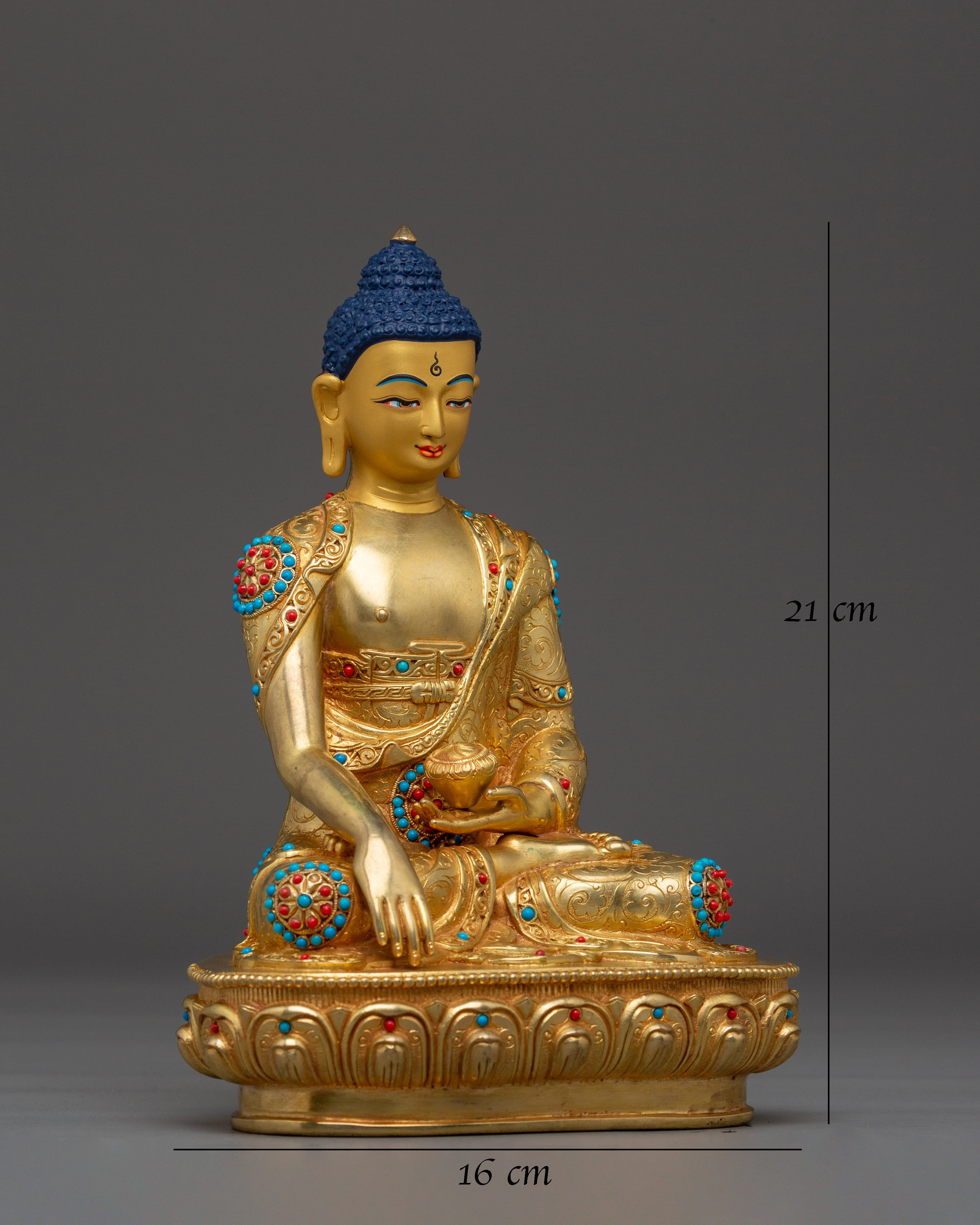 Himalayan Buddha Trio Statue | Buddha of Enlightenment