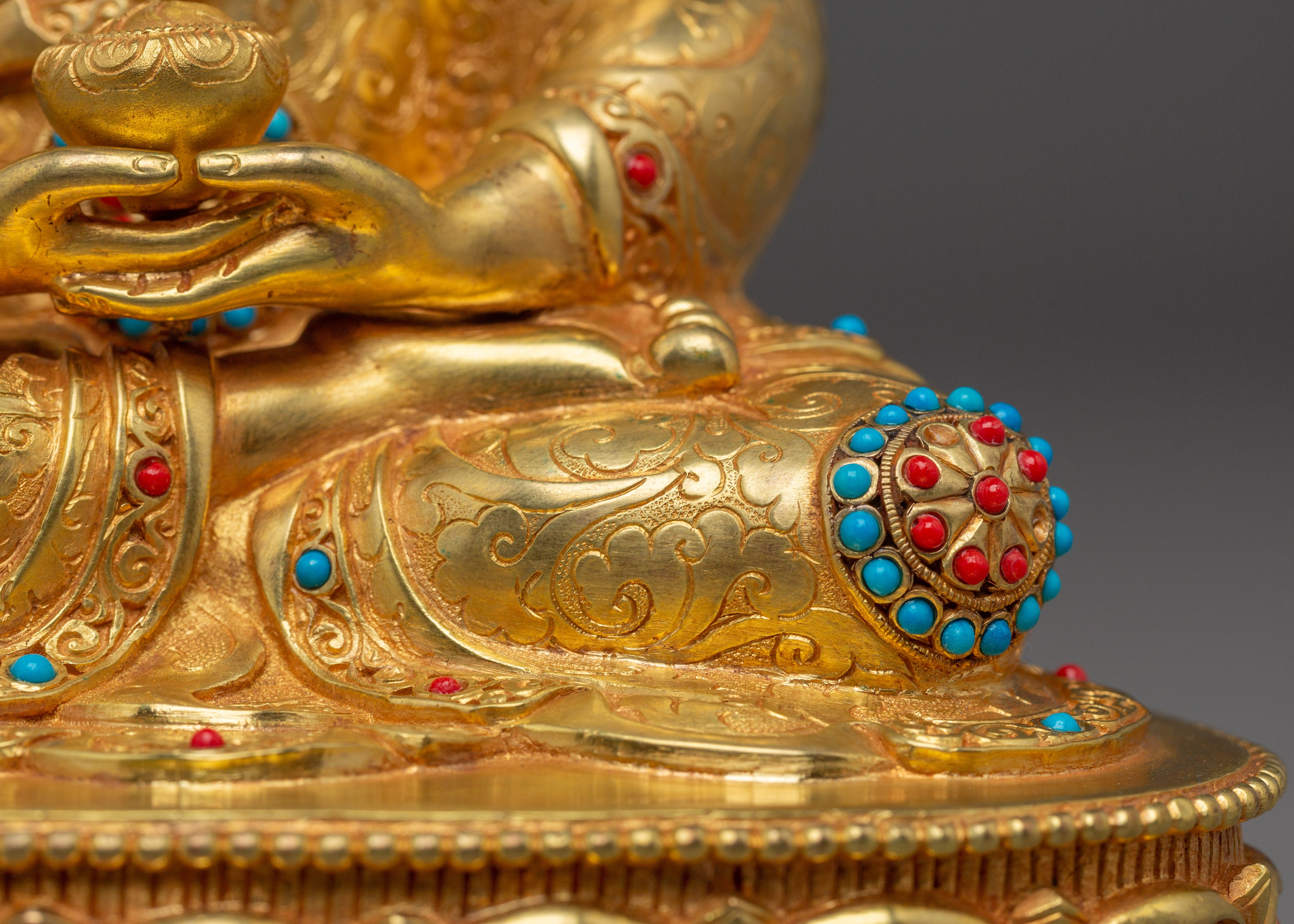 Himalayan Buddha Trio Statue | Buddha of Enlightenment