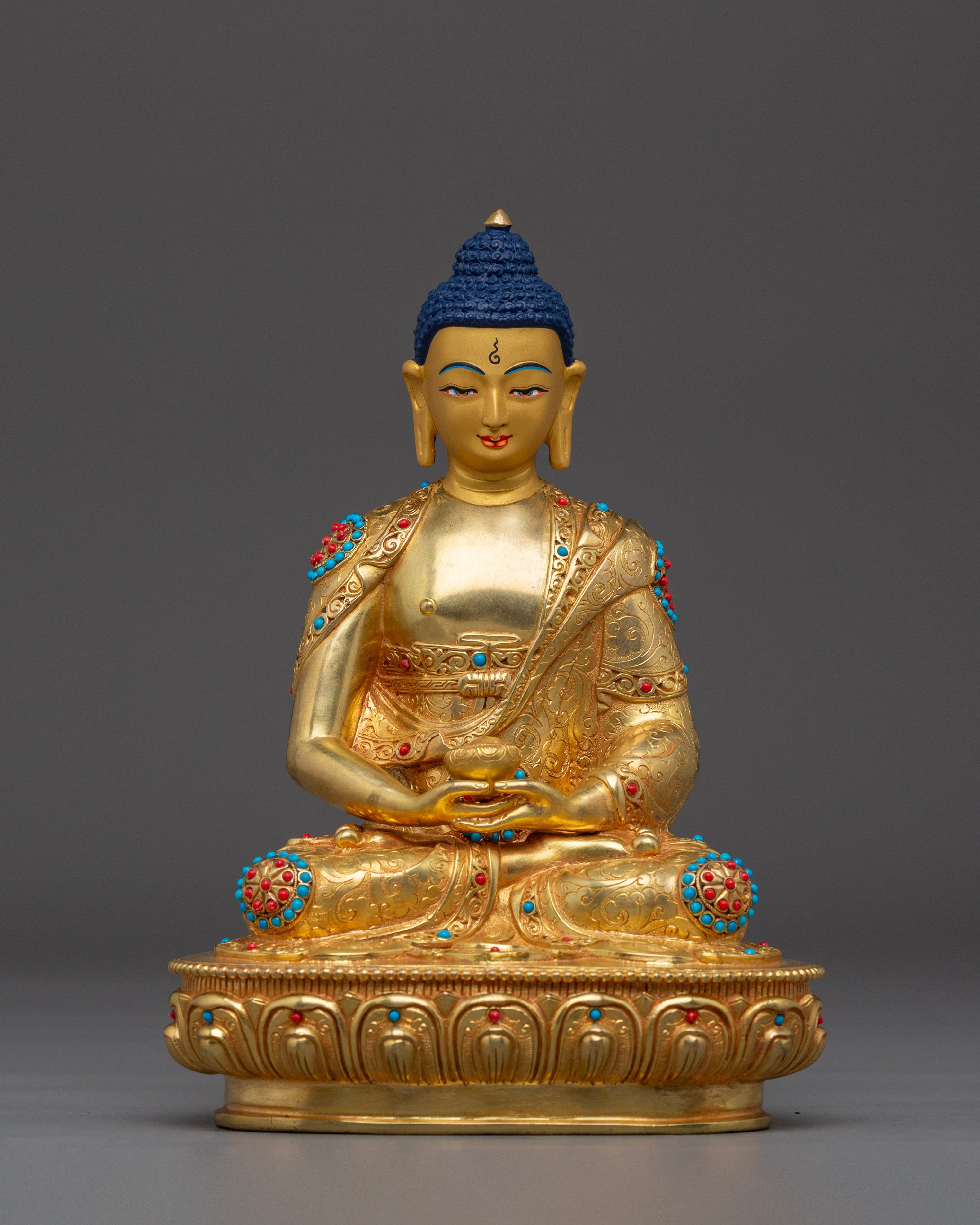 Himalayan Buddha Trio Statue | Buddha of Enlightenment