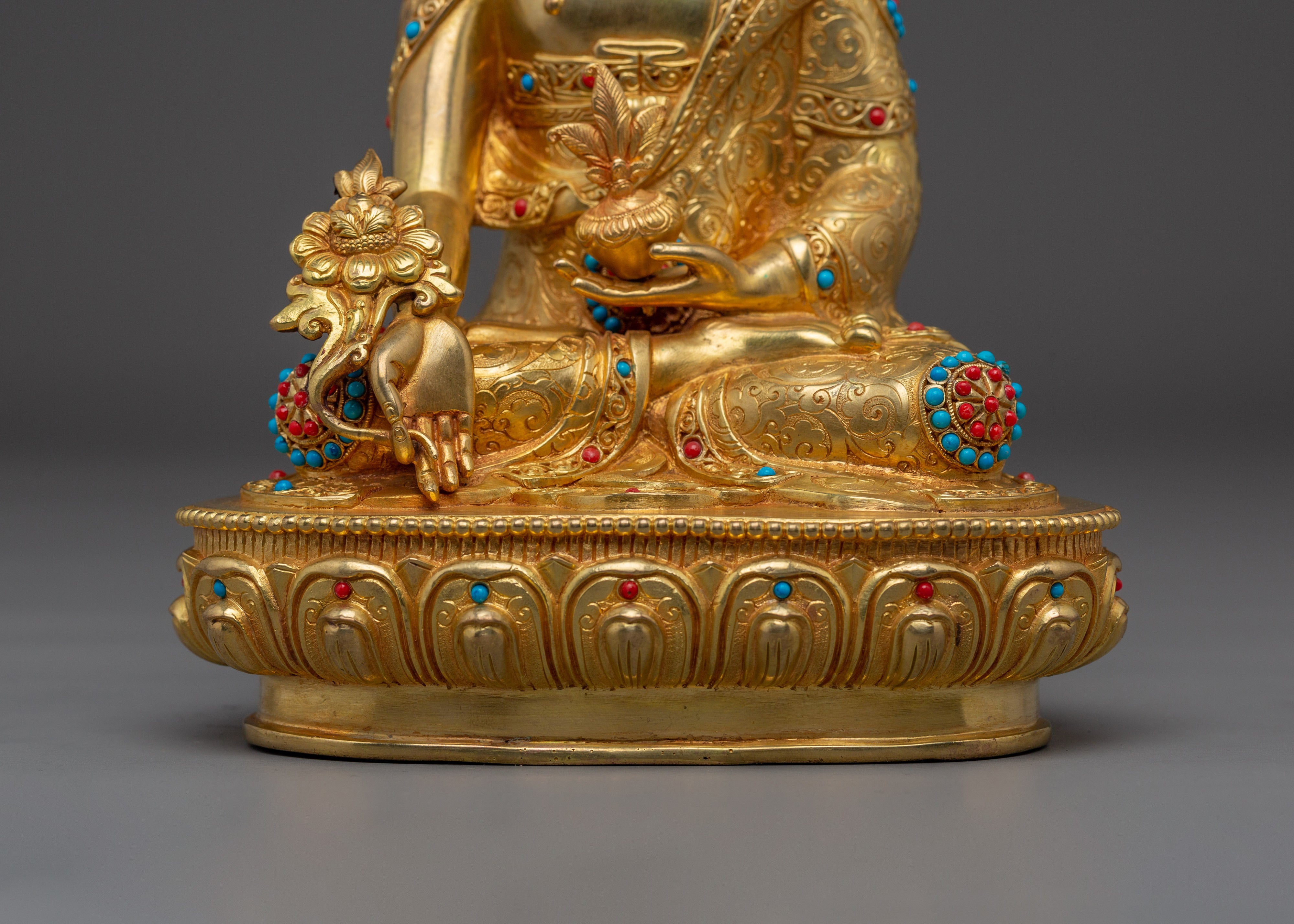 Himalayan Buddha Trio Statue | Buddha of Enlightenment