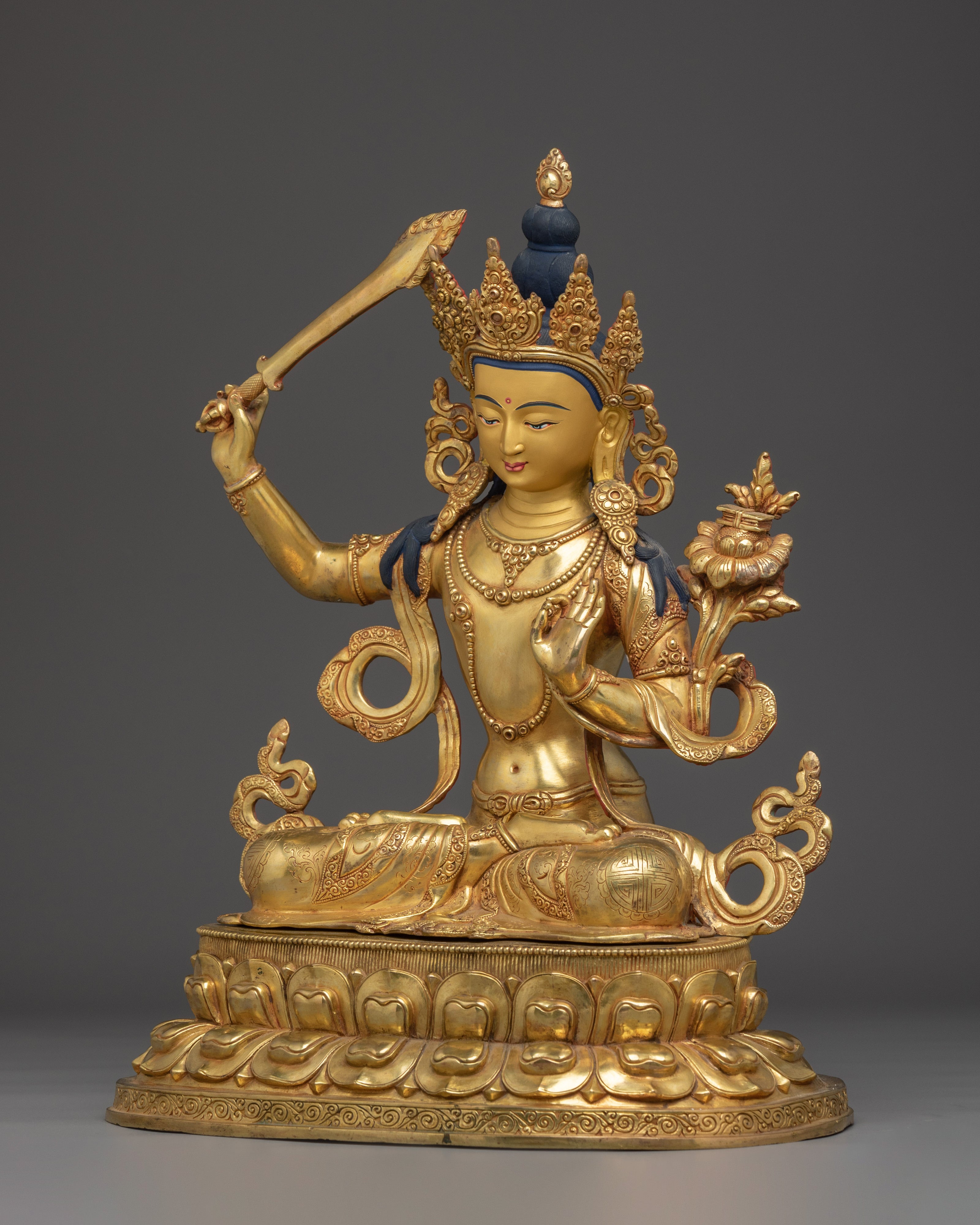Path of Wisdom with Manjushri Art | Symbol of Transcendent Insight