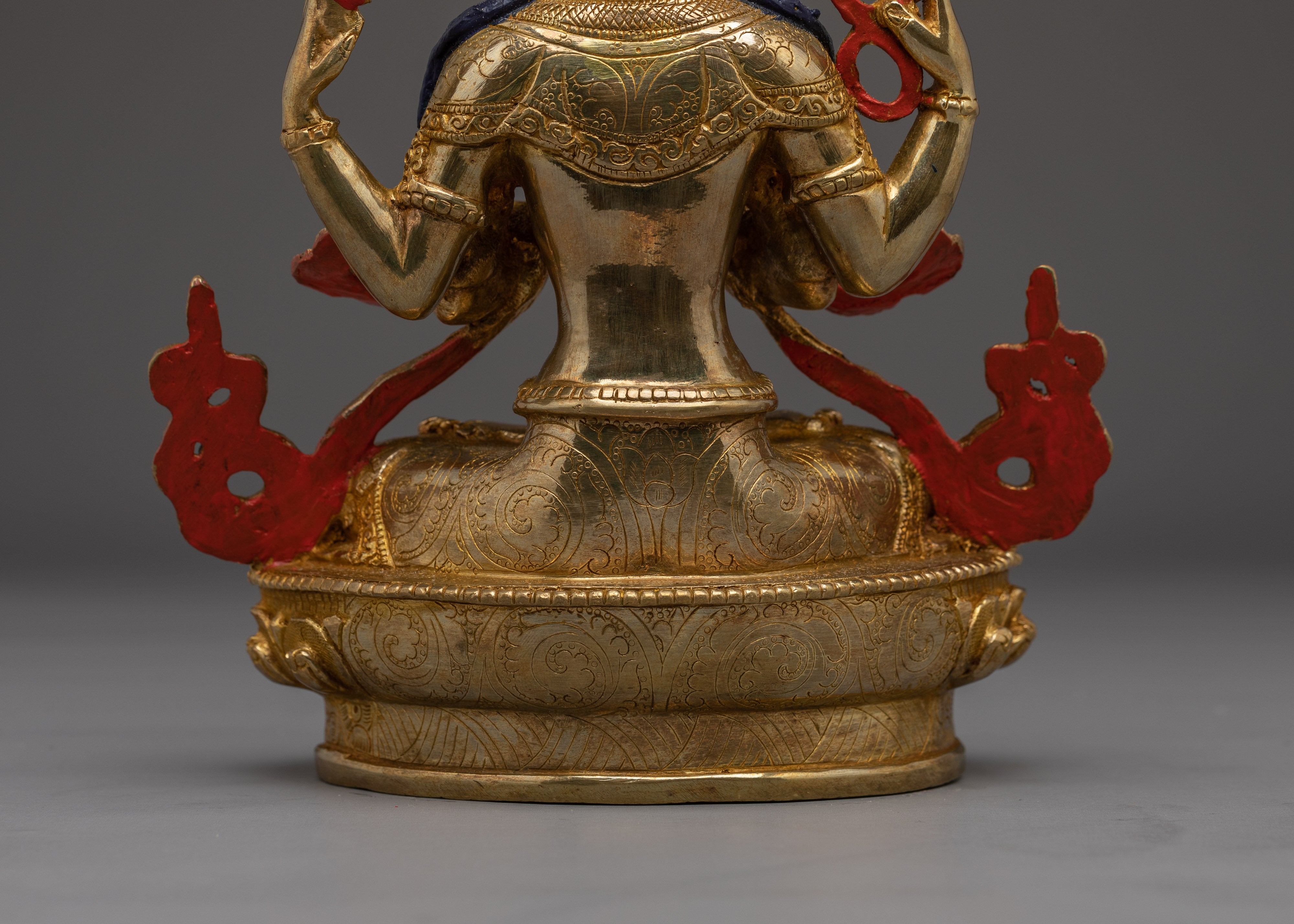 Four-Armed Chenresig Compassion Sculpture | Traditional Artwork