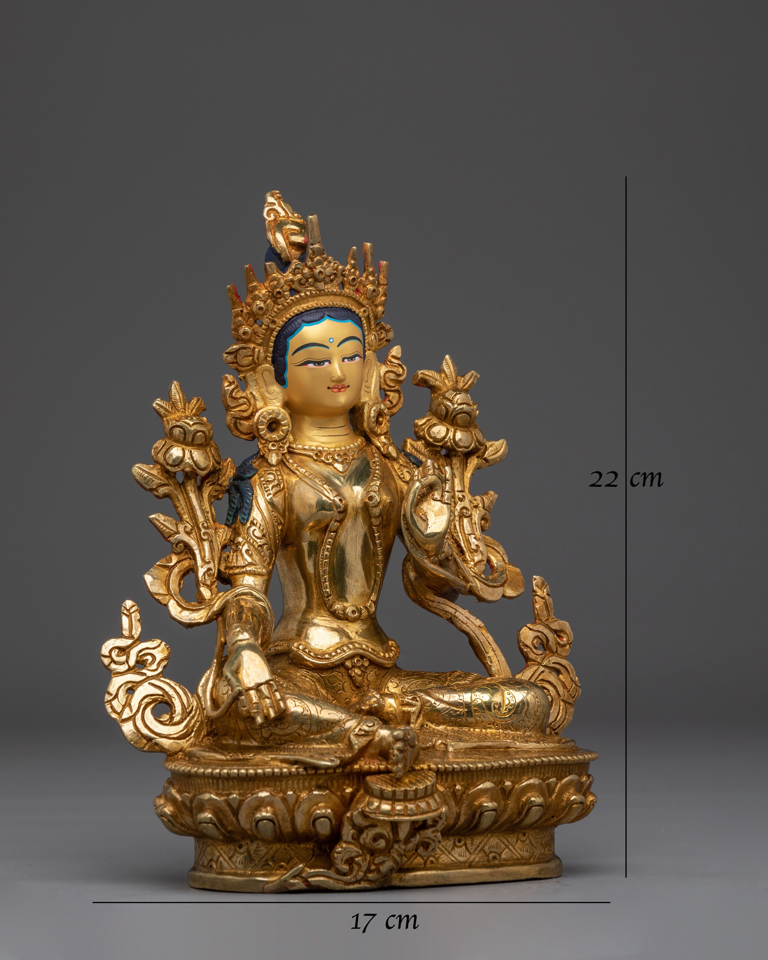 Enlightened Feminine Energy of Green Tara Art