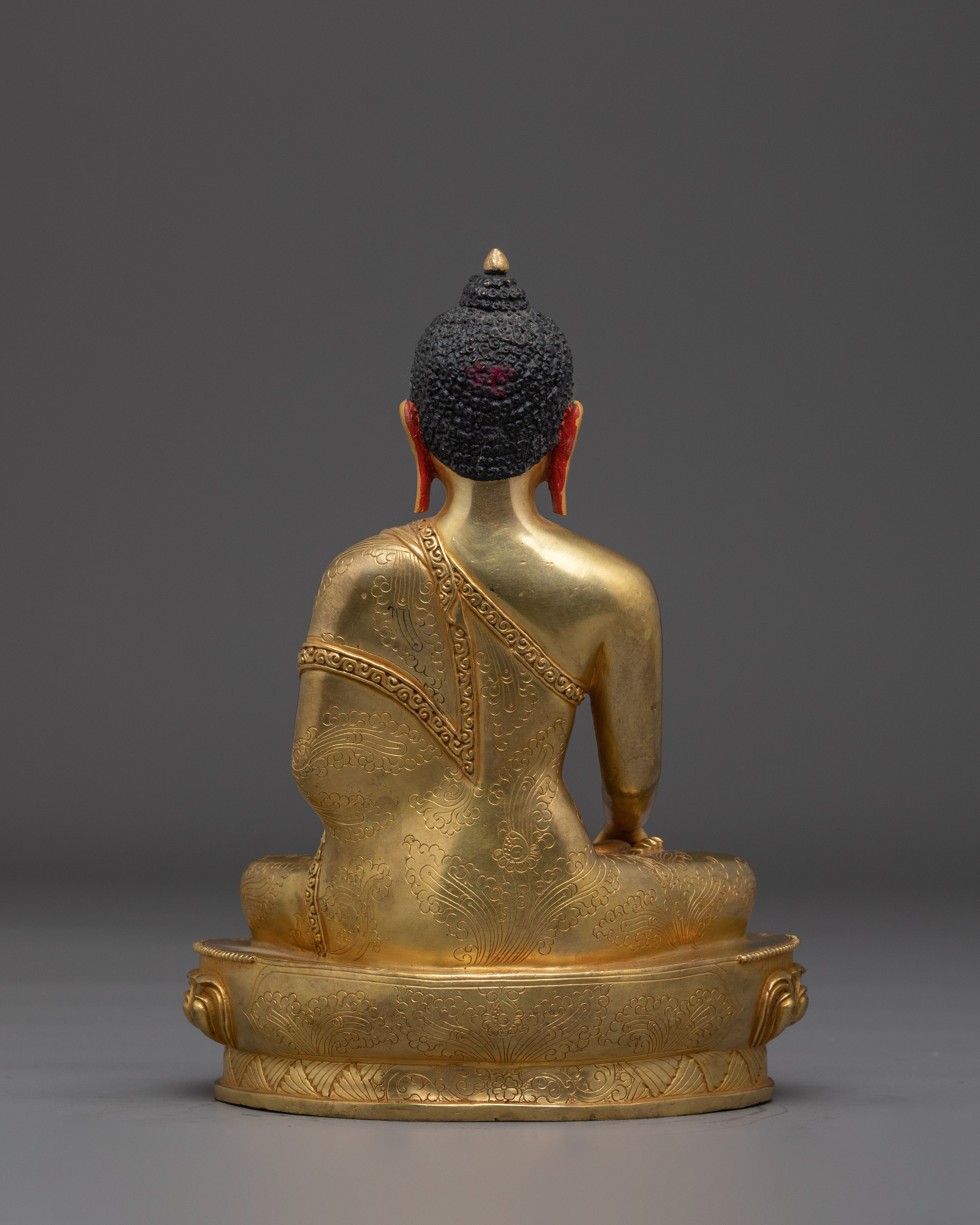 Himalayan Golden Shakyamuni Buddha Statue | Historical Gautama Buddha