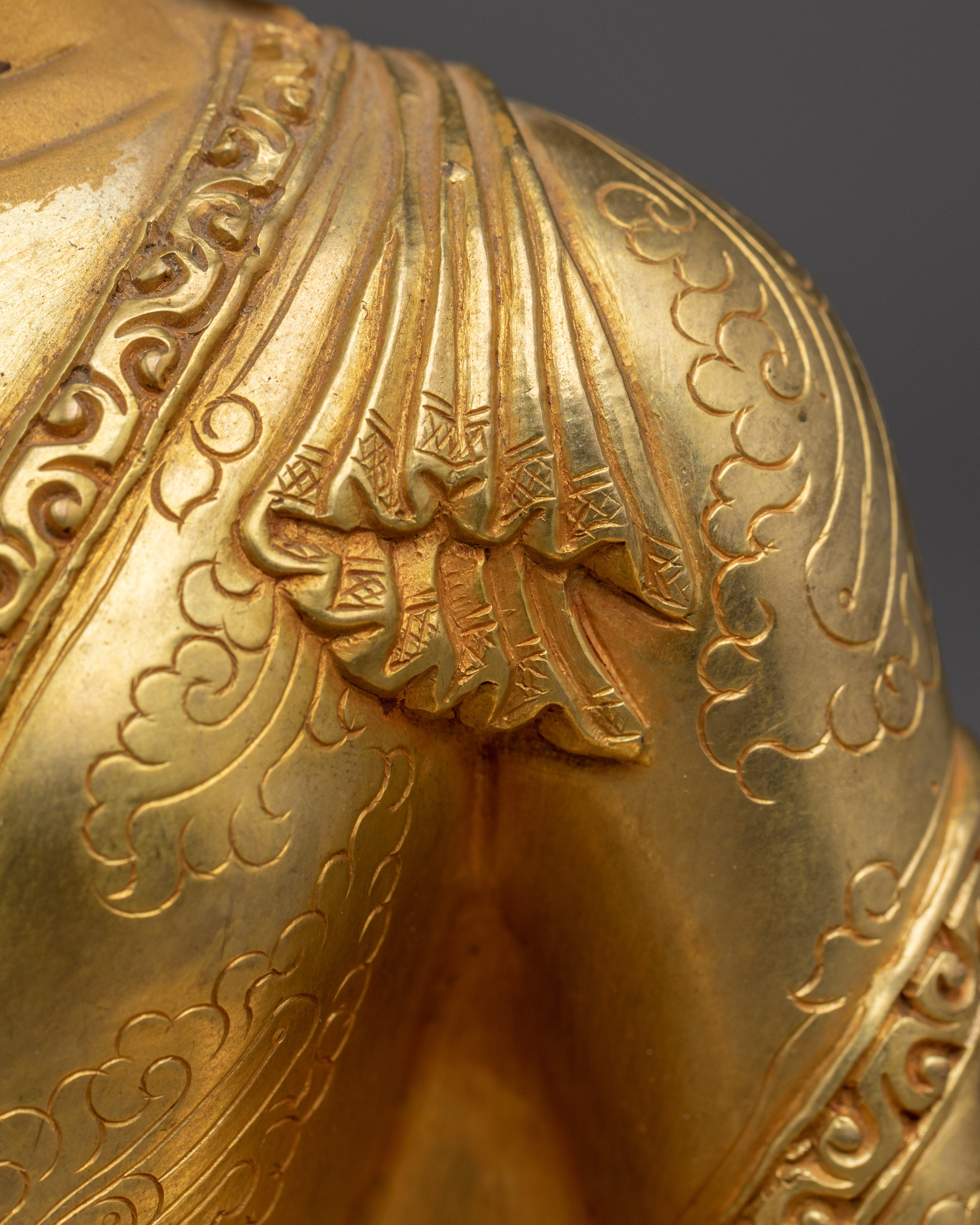 Himalayan Golden Shakyamuni Buddha Statue | Historical Gautama Buddha