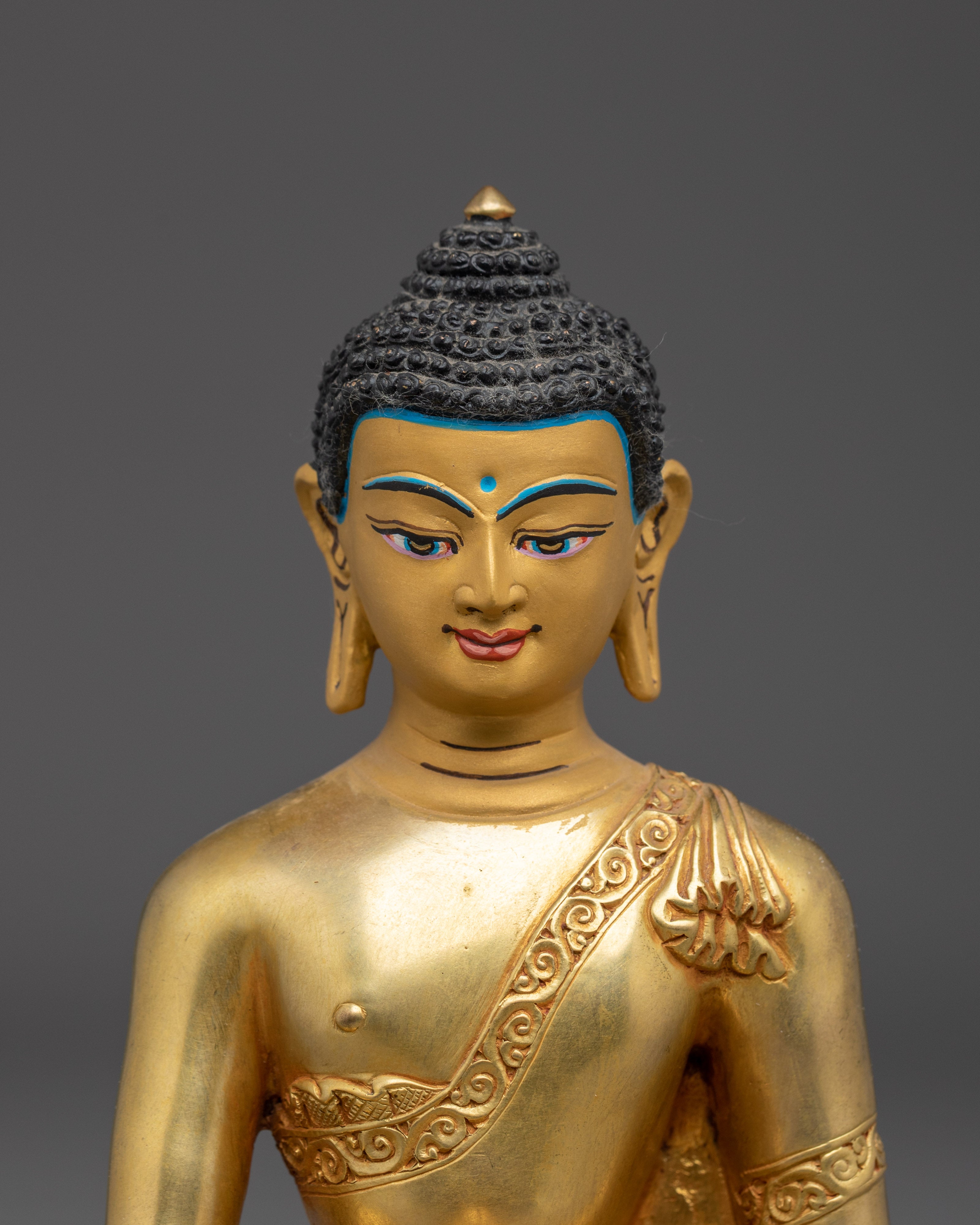 Shakyamuni Buddha Radiant Statue | Buddhist Spiritual Artwork