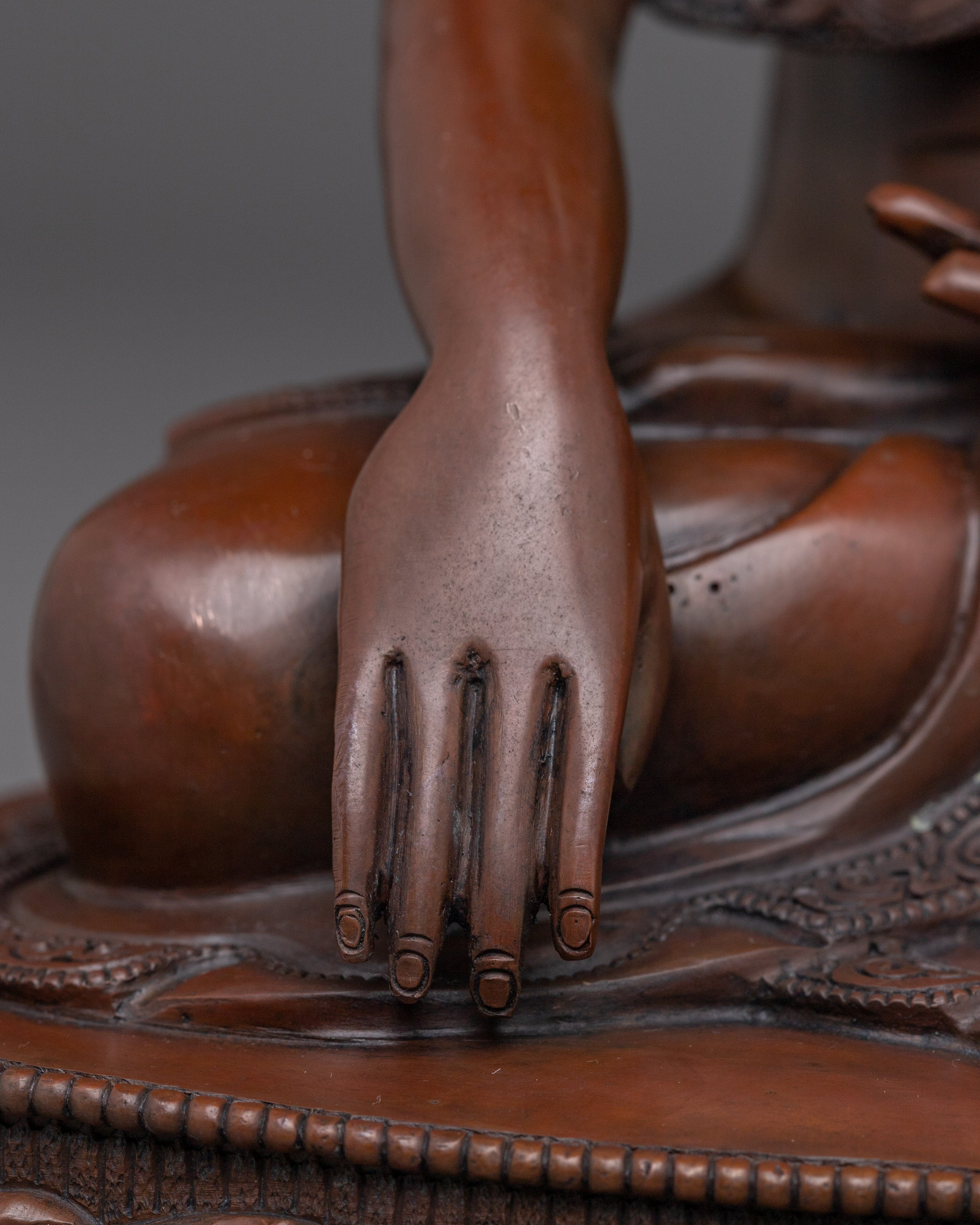Oxidized Statue of Shakyamuni Buddha | Founder of Buddhism
