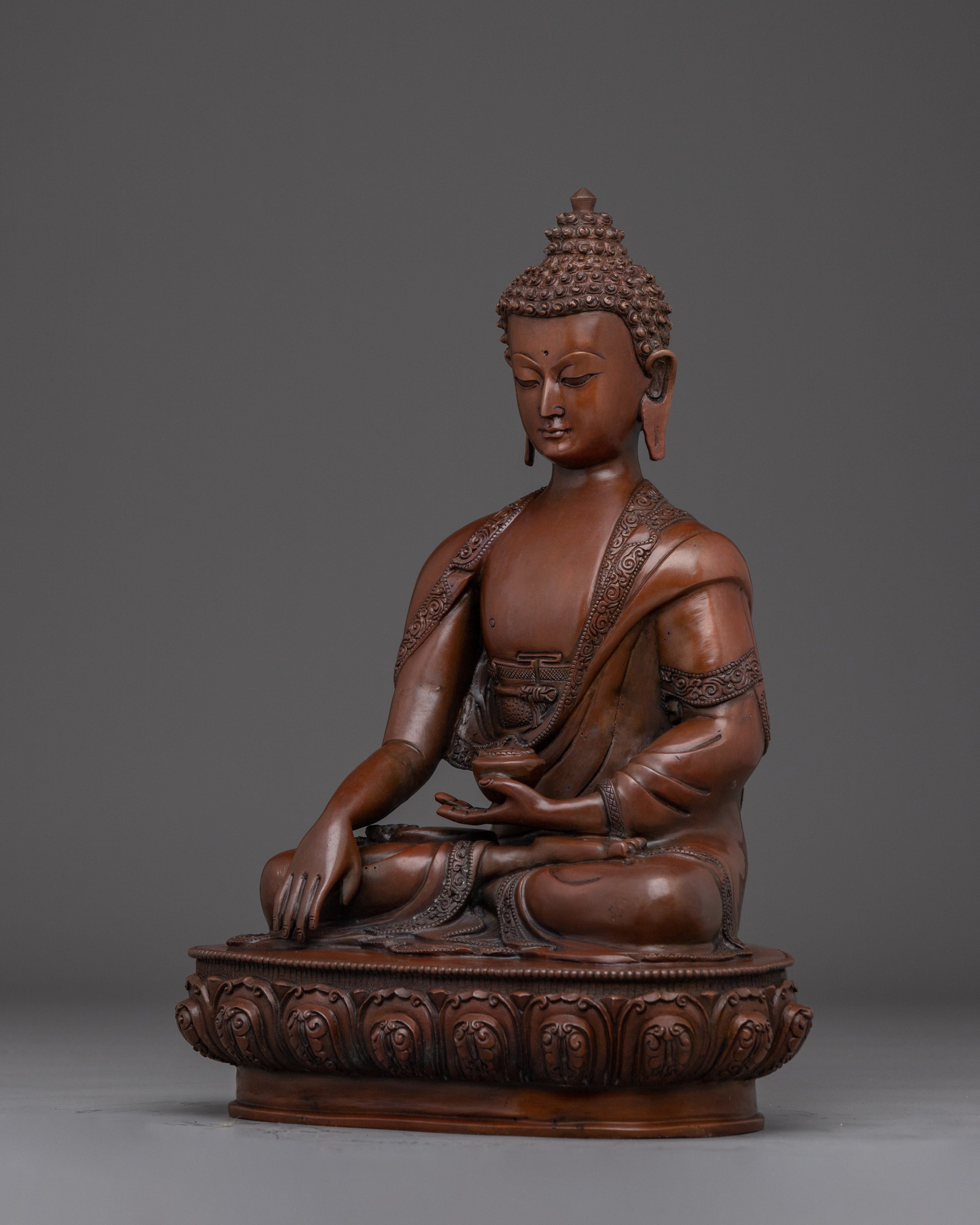 Oxidized Statue of Shakyamuni Buddha | Founder of Buddhism
