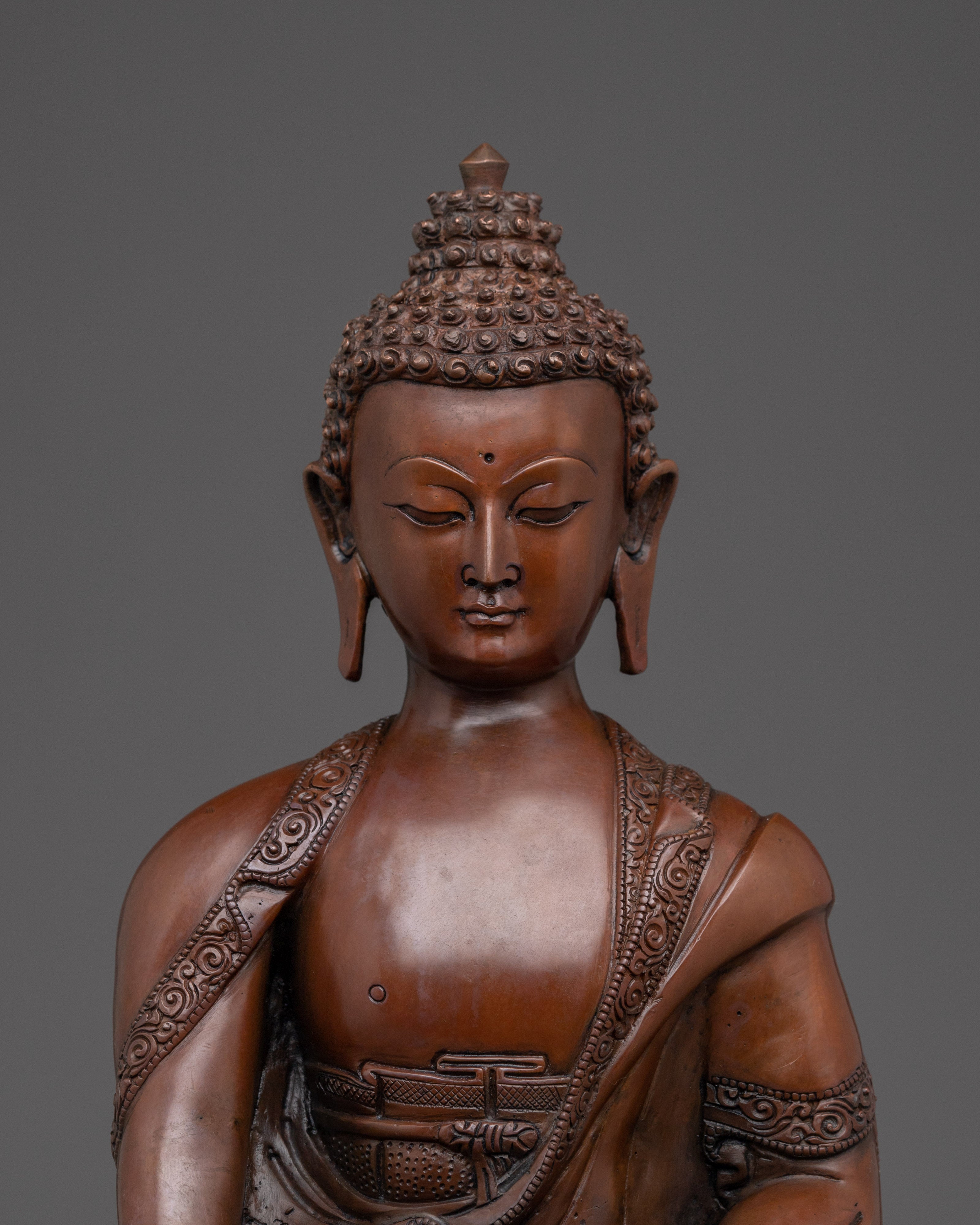 Oxidized Statue of Shakyamuni Buddha | Founder of Buddhism