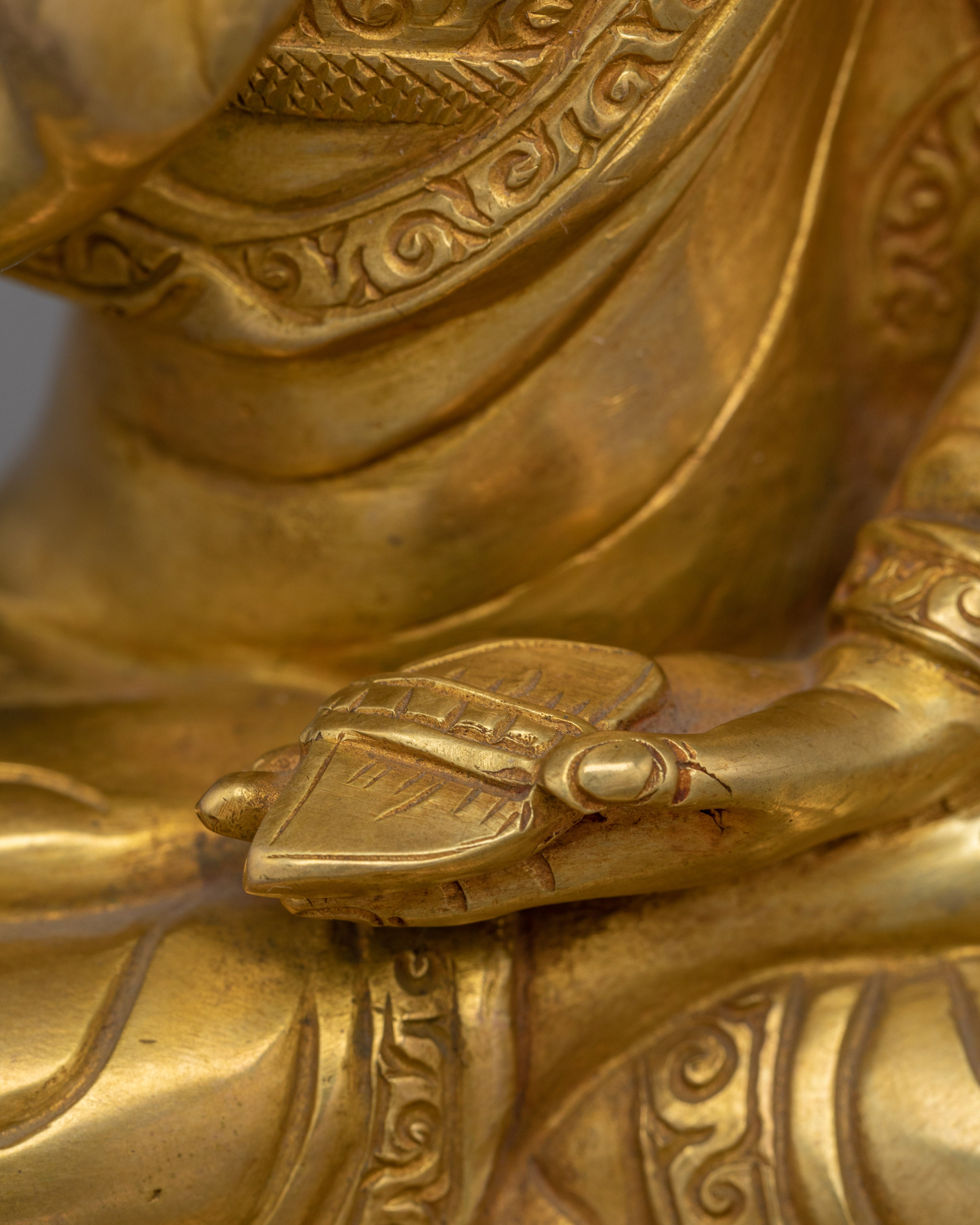 Tsongkhapa Statue Set | Symbolism of Wisdom and Compassion