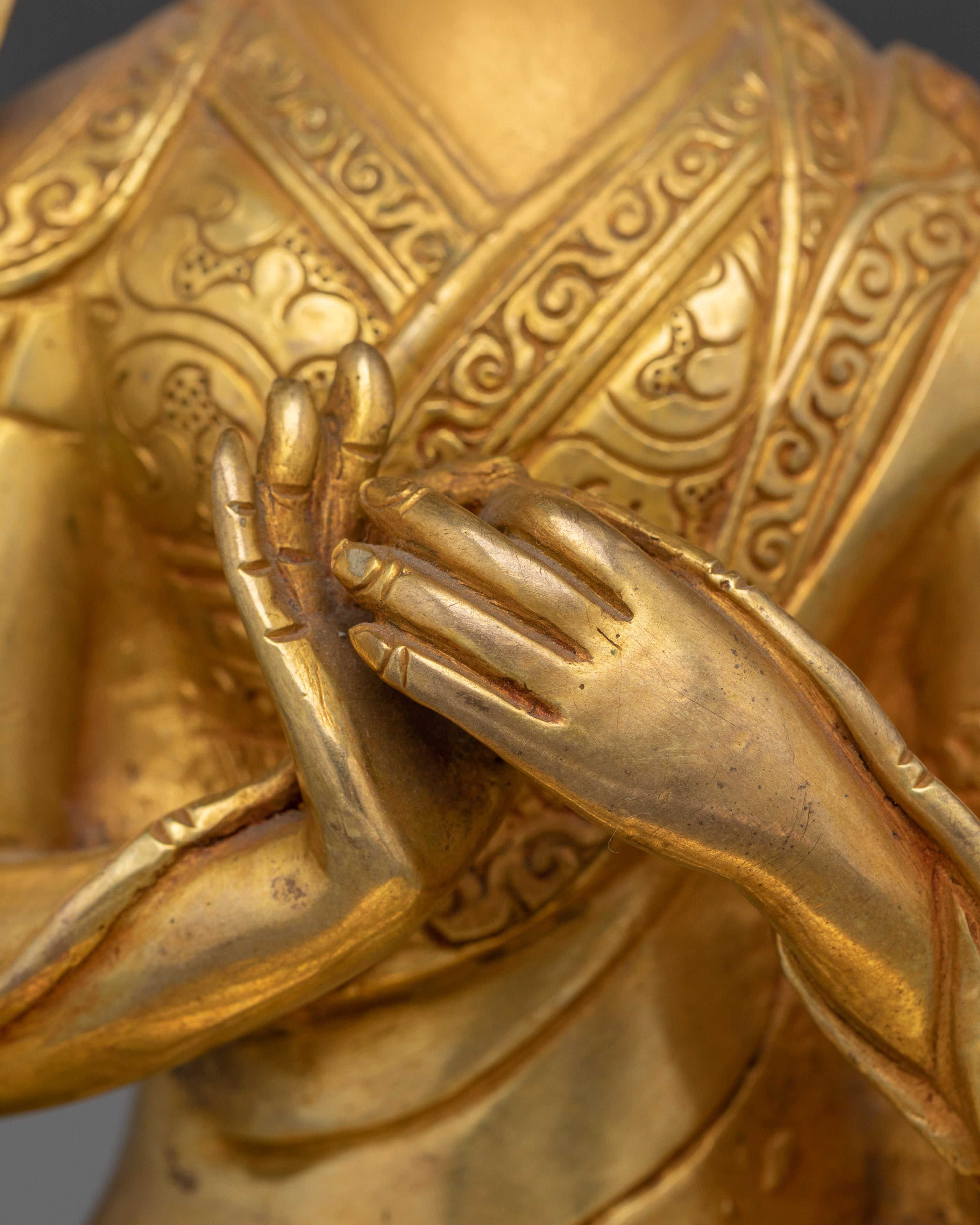 Tsongkhapa Statue Set | Symbolism of Wisdom and Compassion