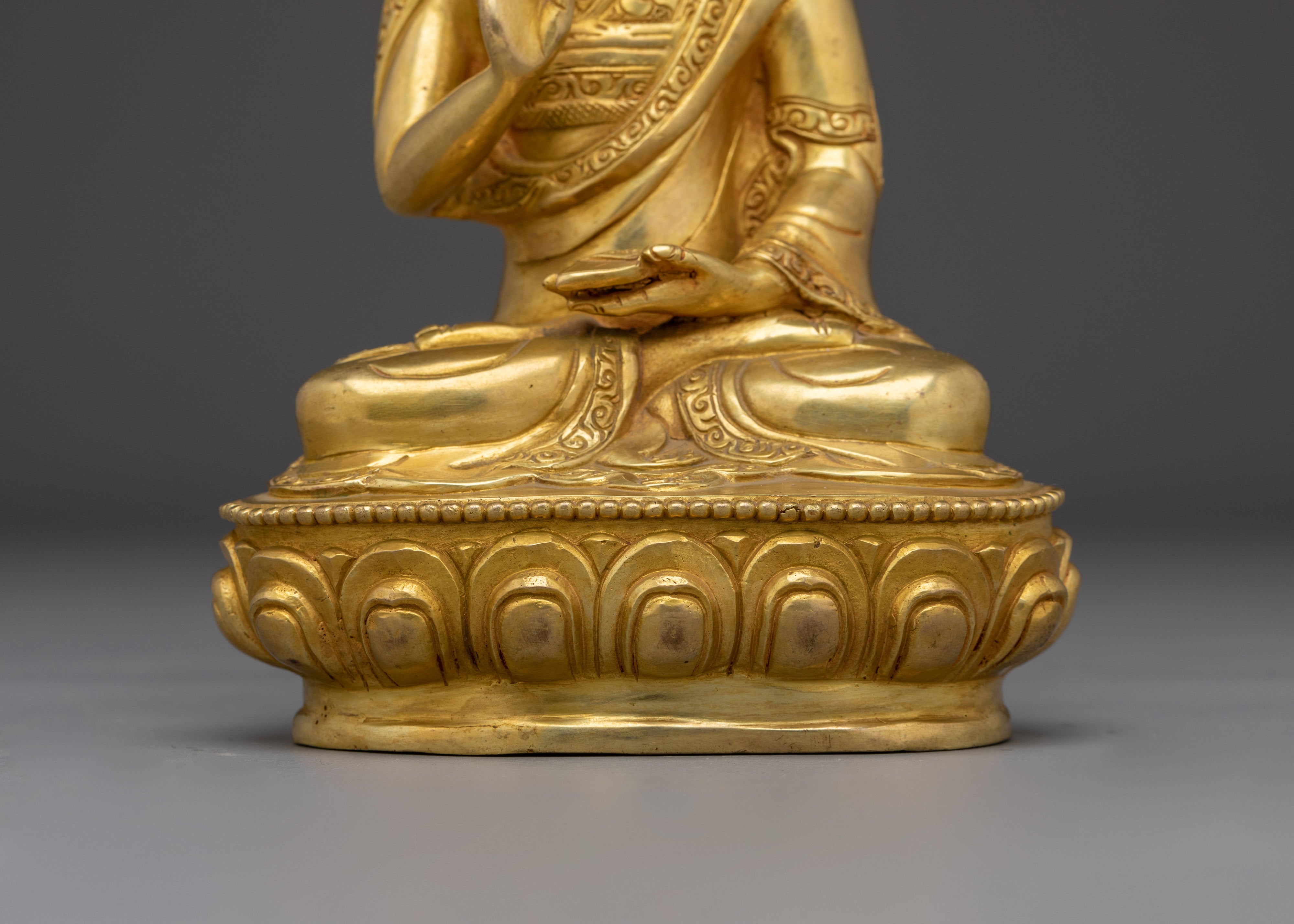 Tsongkhapa Statue Set | Symbolism of Wisdom and Compassion
