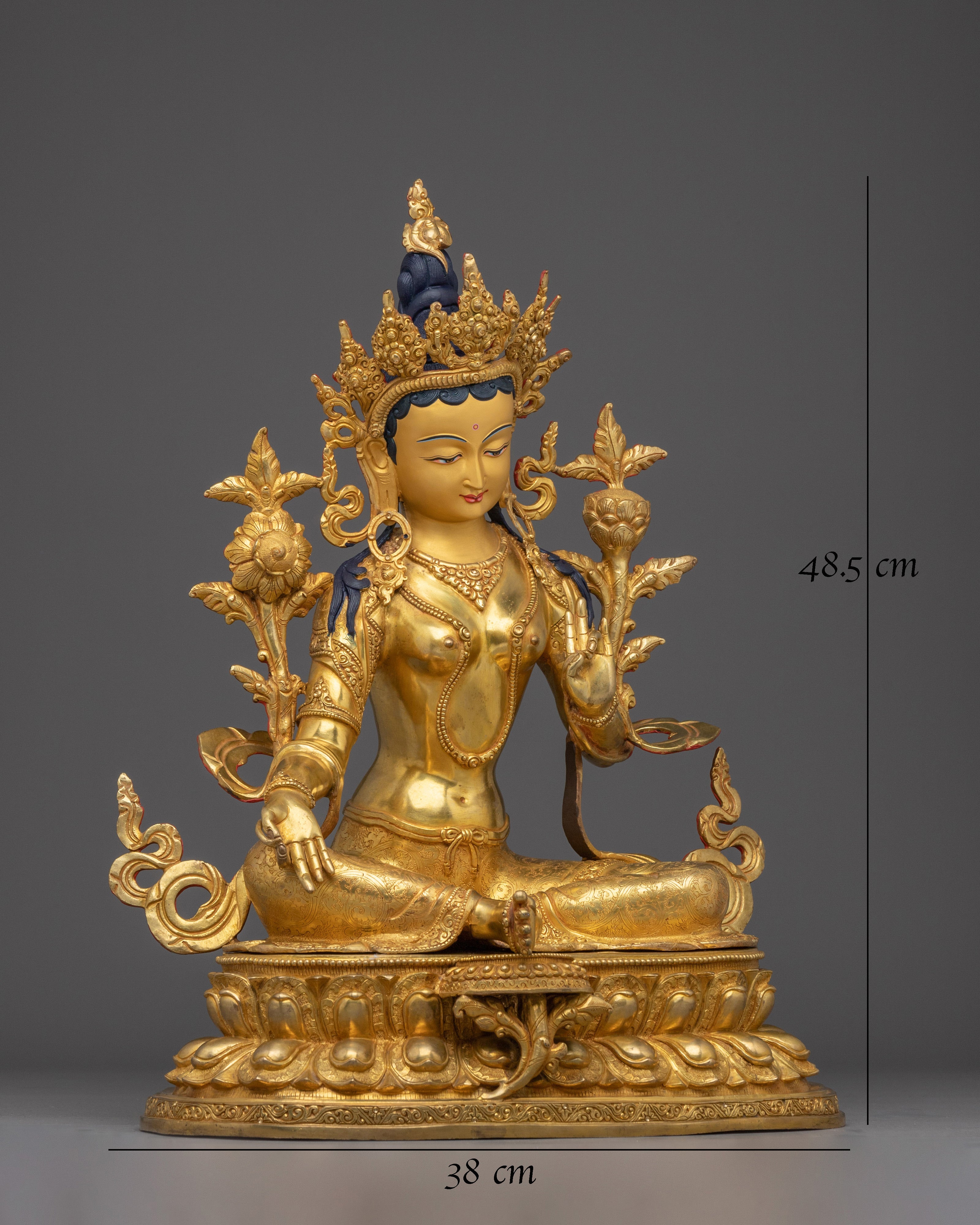 Enlightened Feminine Energy of Green Tara Statue
