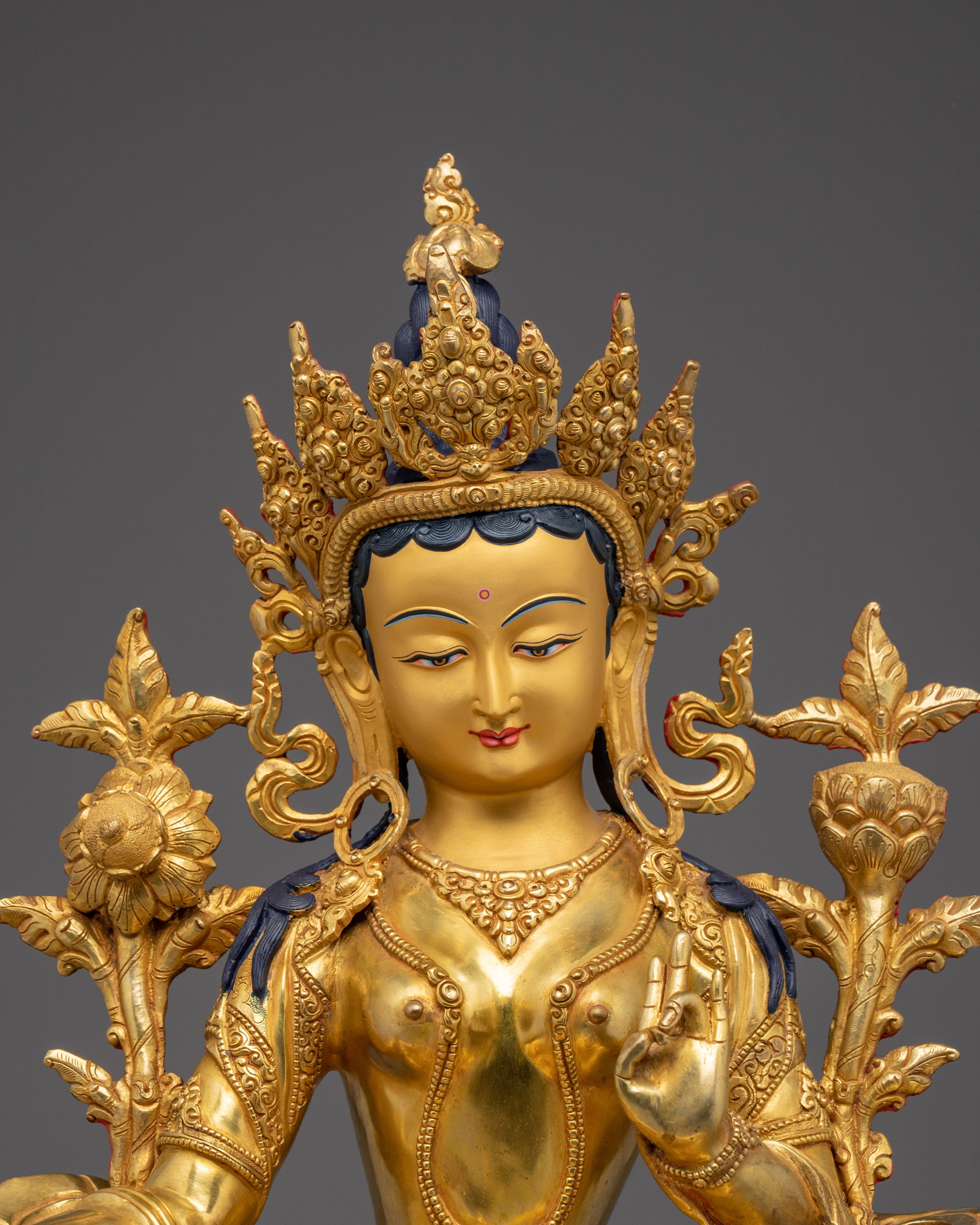 Enlightened Feminine Energy of Green Tara Statue | Mother of Liberation