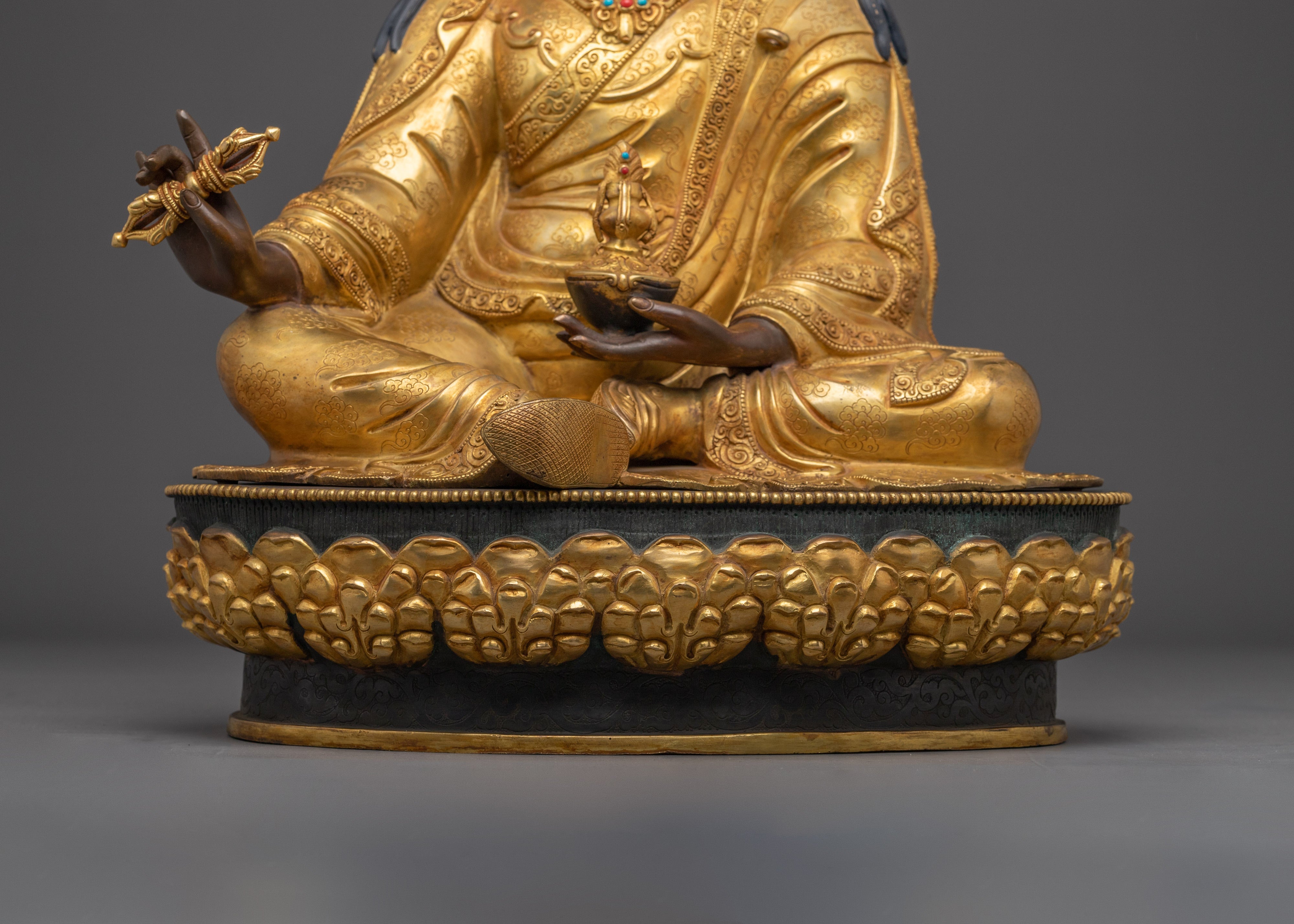 Himalayan Guru Rinpoche Art | Vajra Master Padmasambhava Statue