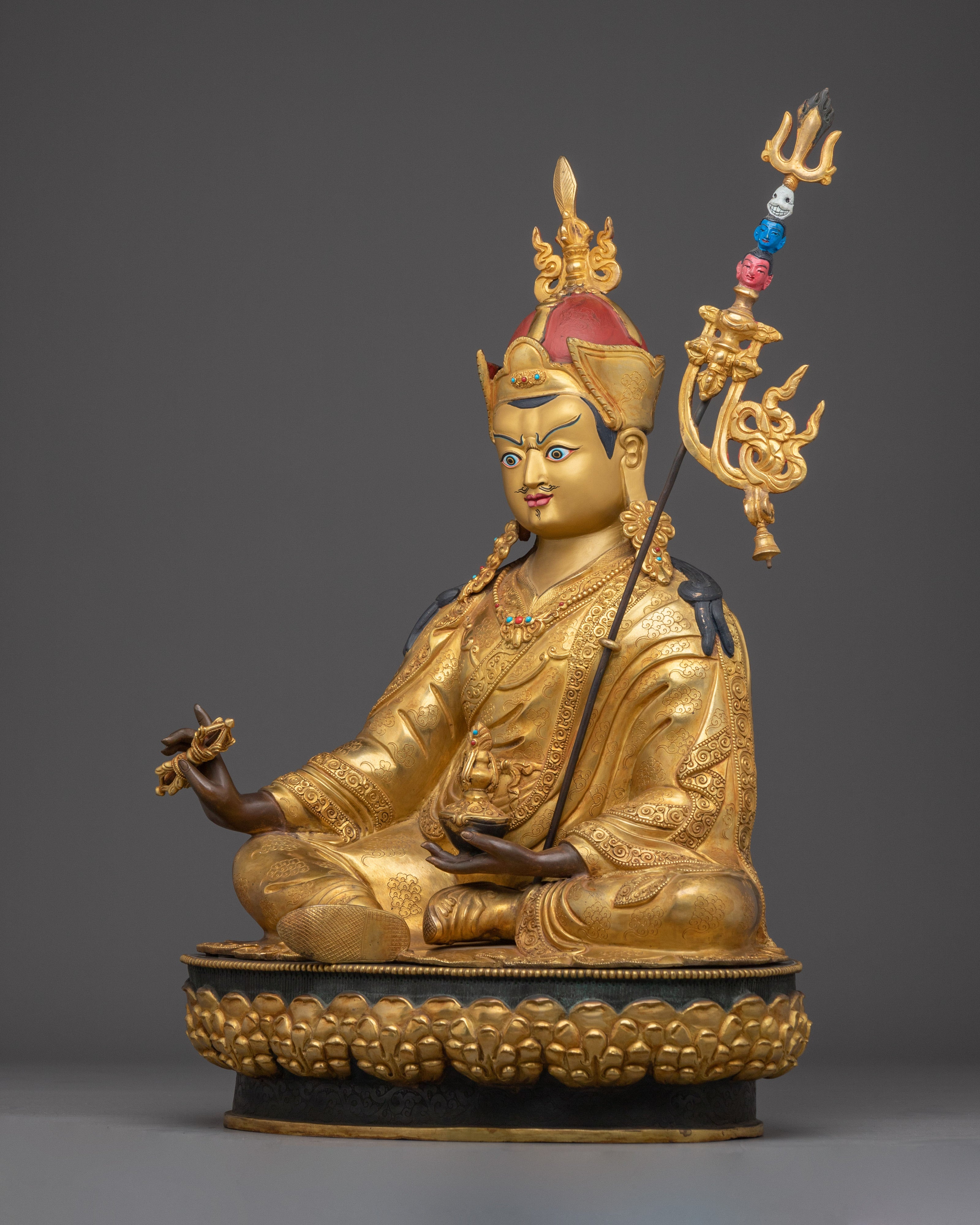 Himalayan Guru Rinpoche Art | Vajra Master Padmasambhava Statue