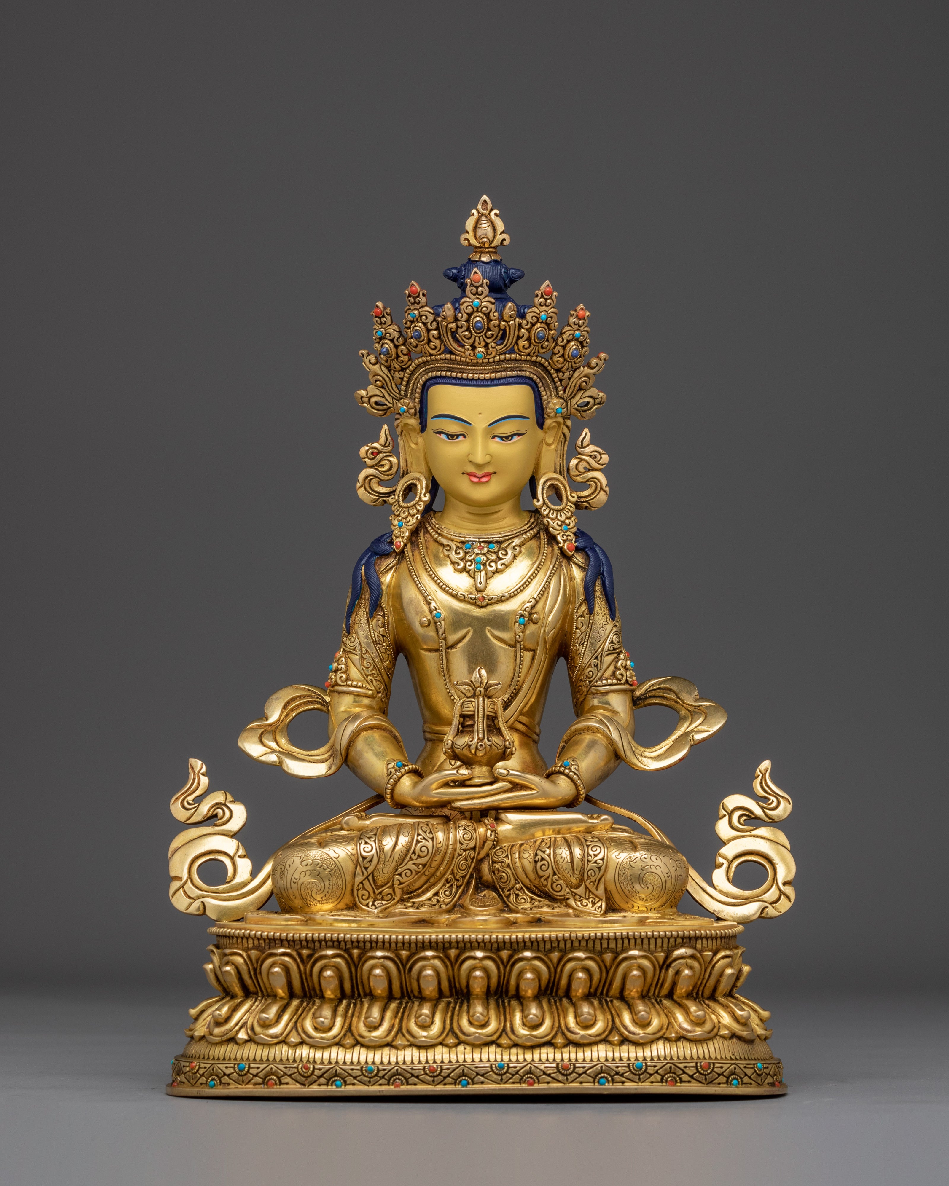 Three Life Long Deities Sacred Statue Set | Home Decor