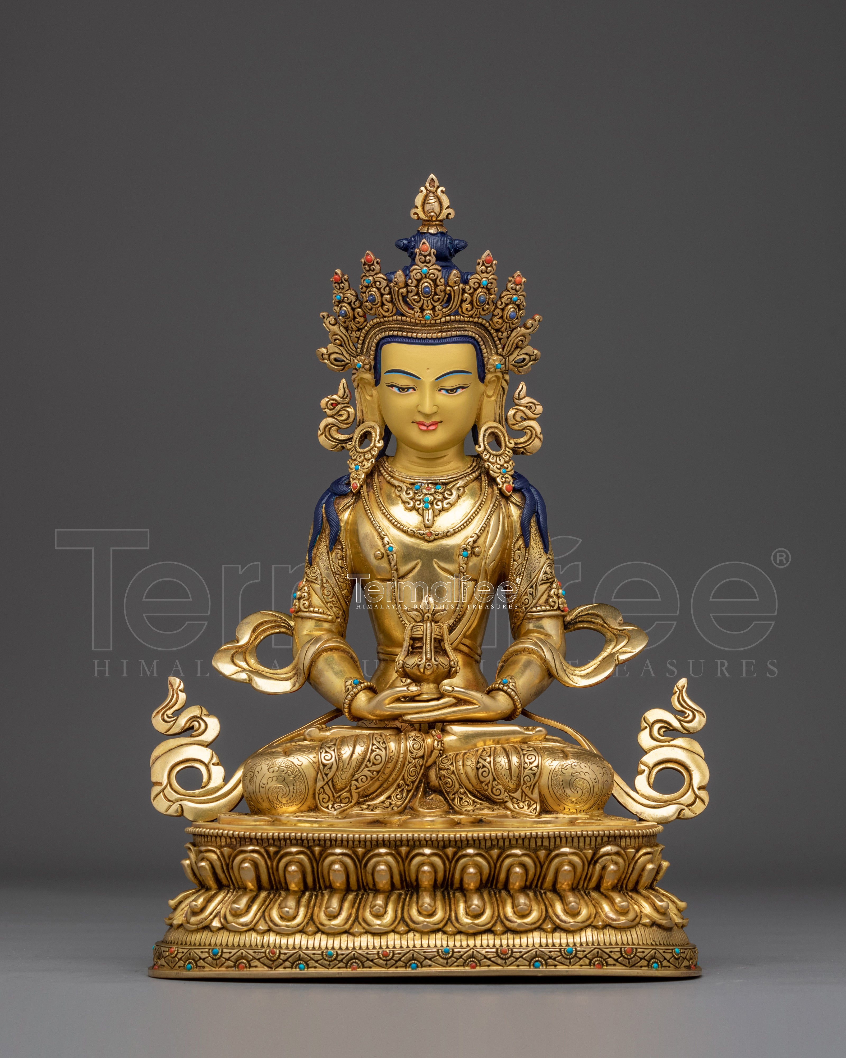 Golden Statue of Amitayus | Buddha of Long-life
