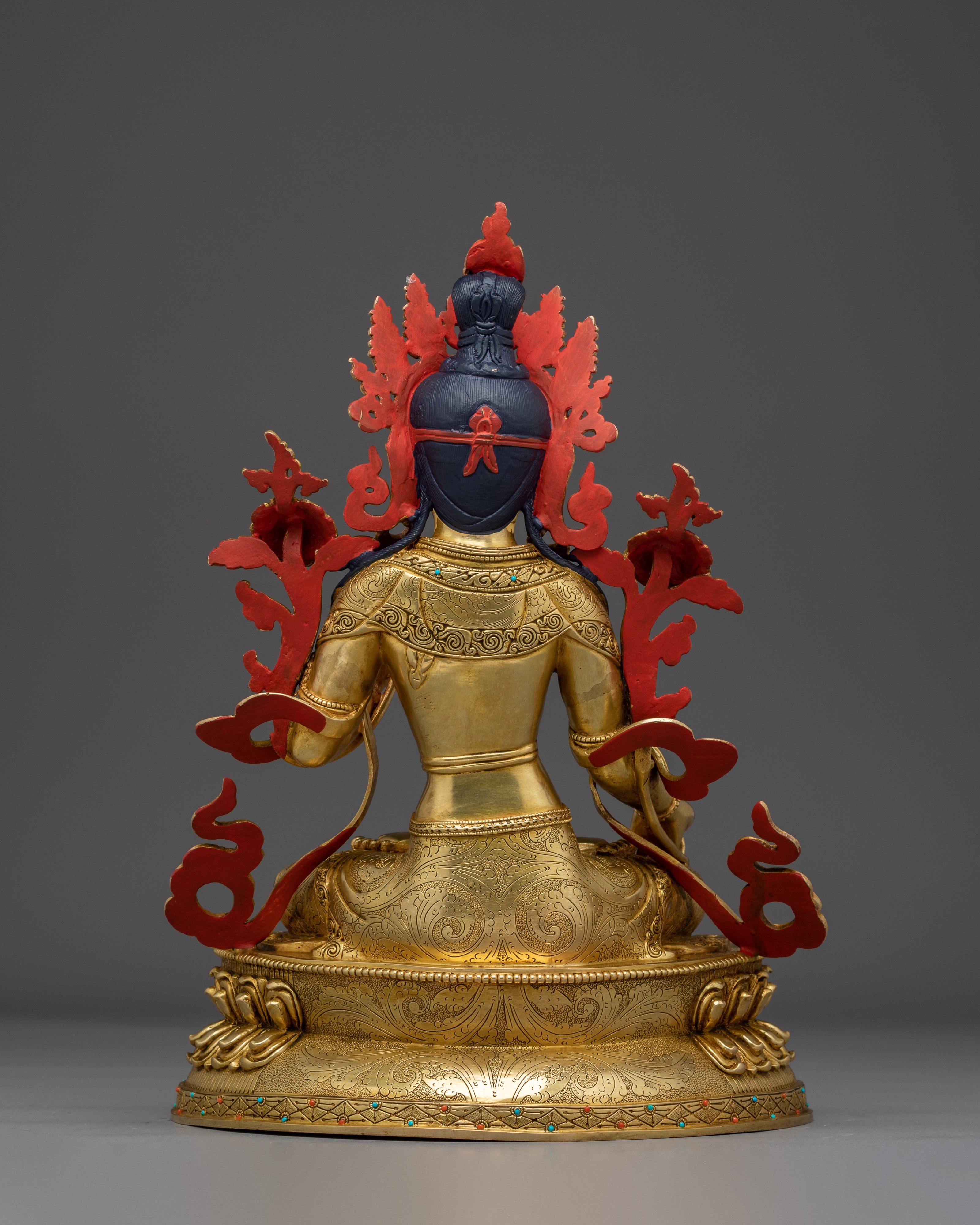 Tibetan Healing Goddess White Tara Statue | Sita Tara Sculpture