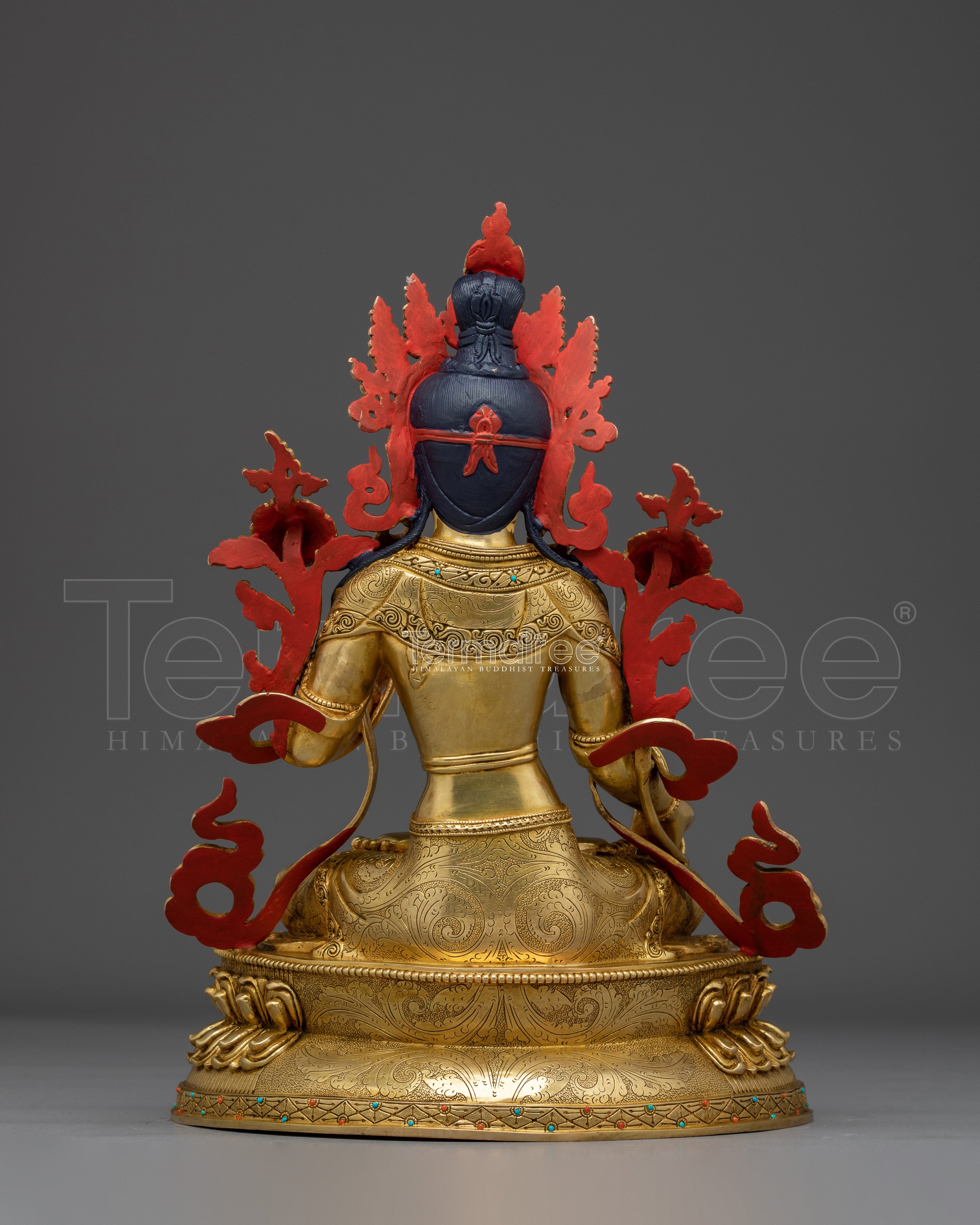 Tibetan Healing Goddess White Tara Statue | Sita Tara Sculpture