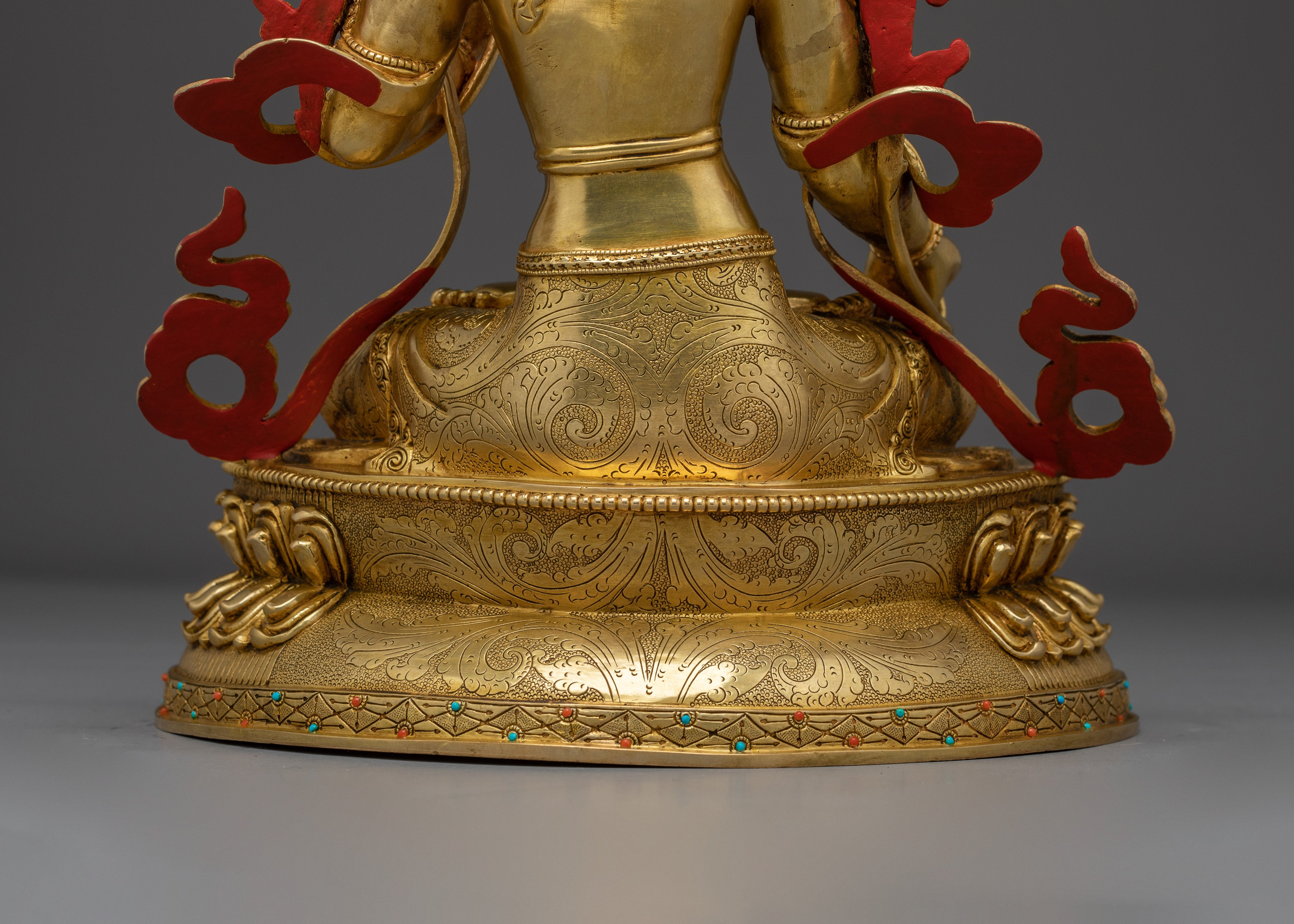 Tibetan Healing Goddess White Tara Statue | Sita Tara Sculpture