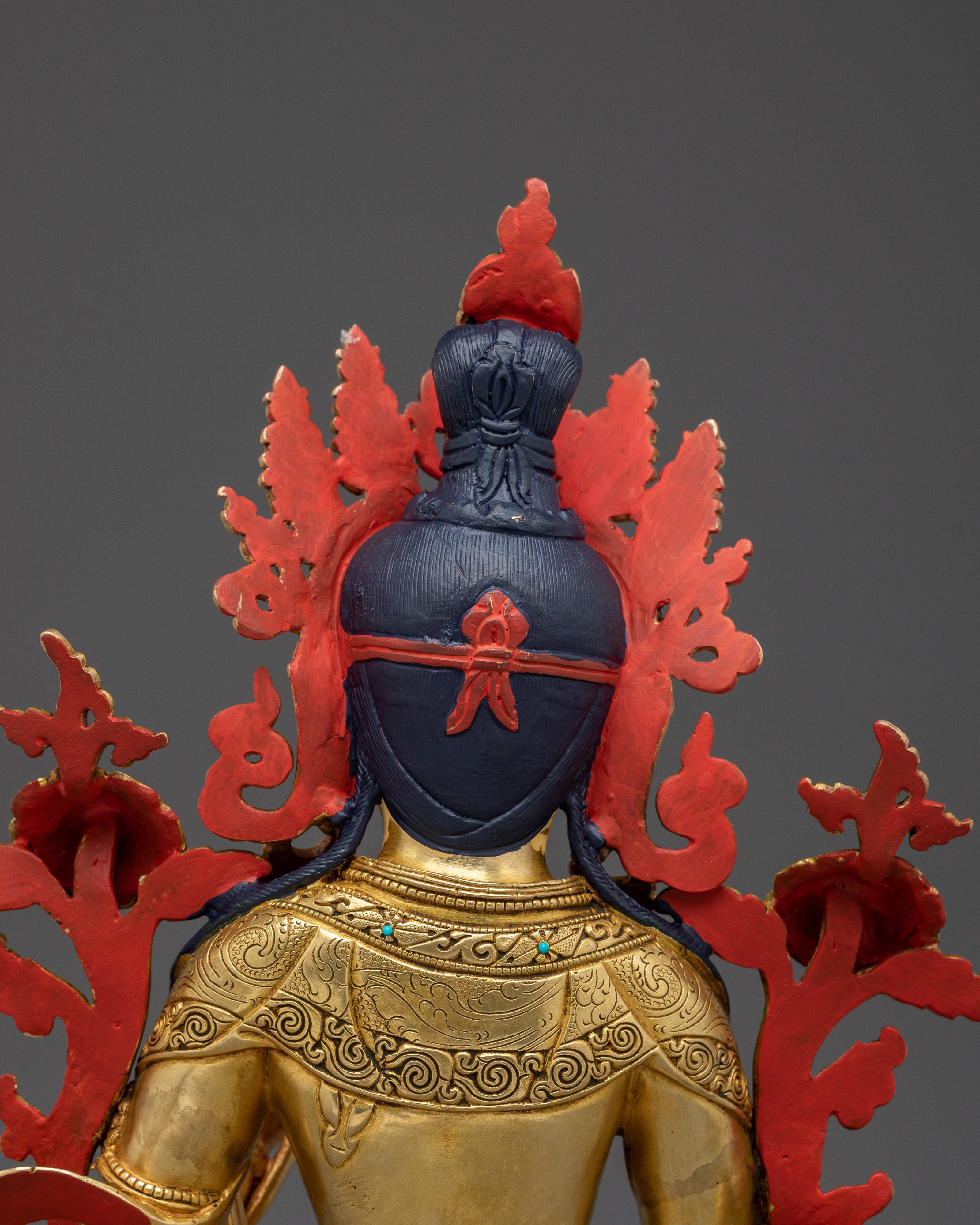 Tibetan Healing Goddess White Tara Statue | Sita Tara Sculpture