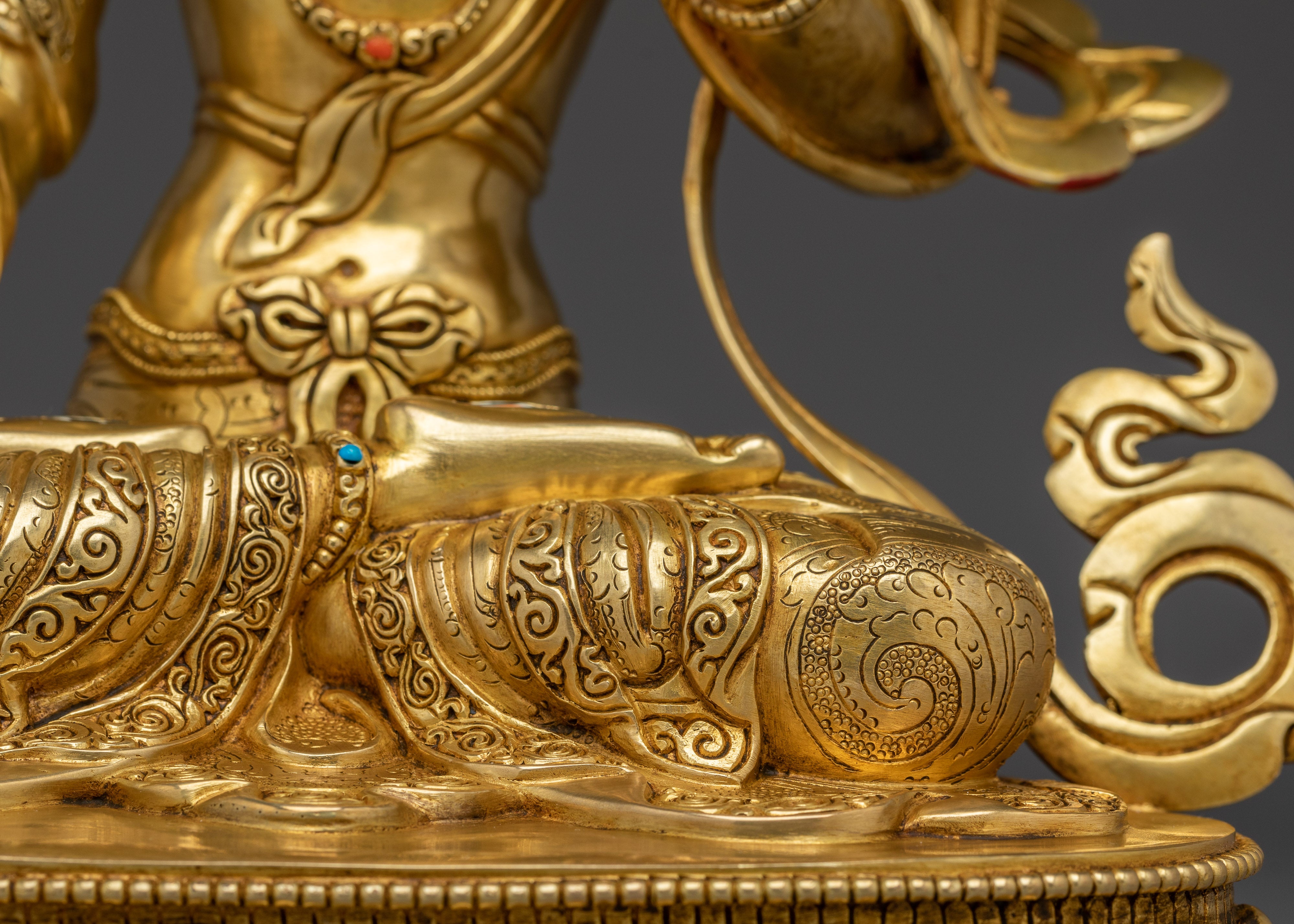 Tibetan Healing Goddess White Tara Statue | Sita Tara Sculpture