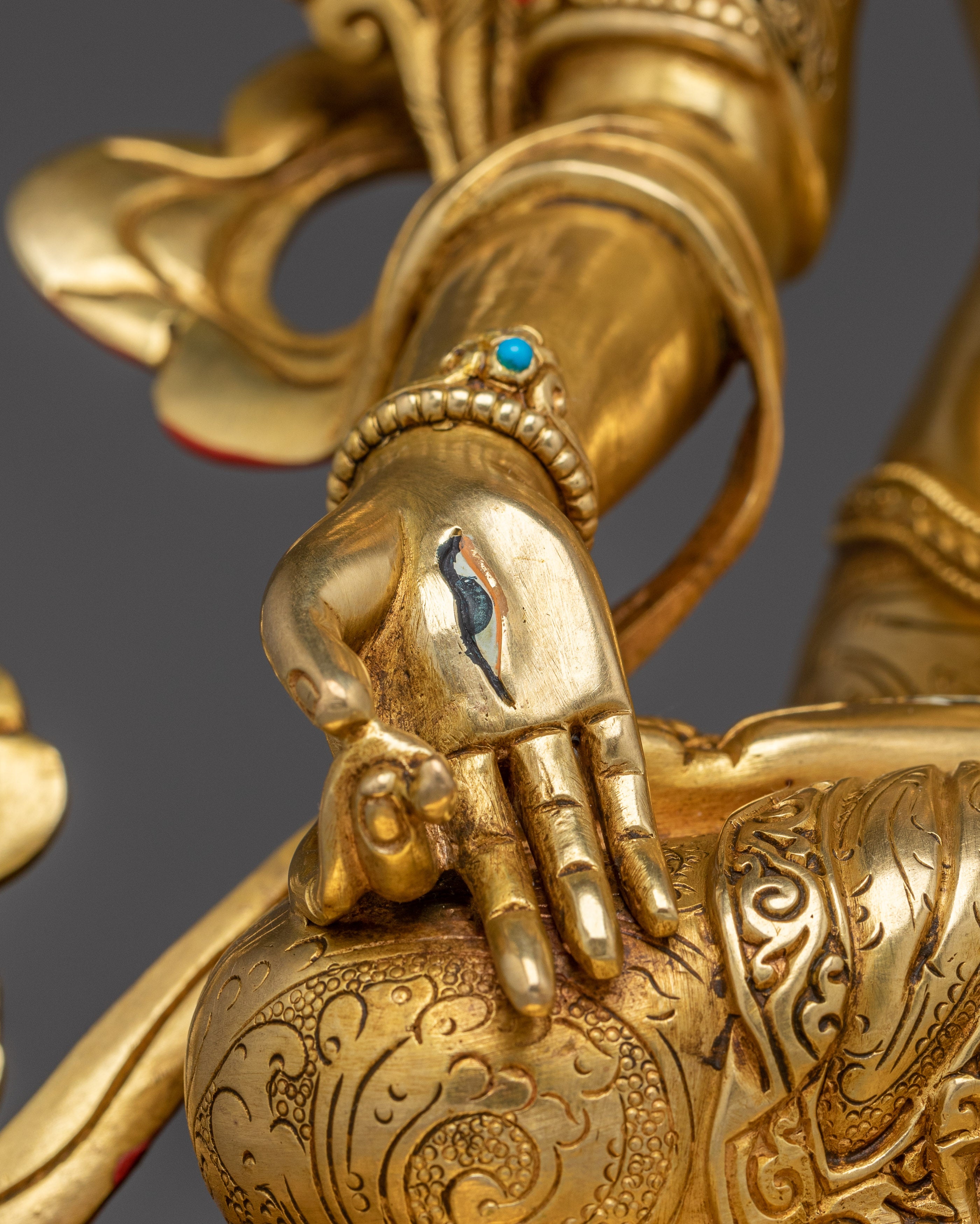 Tibetan Healing Goddess White Tara Statue | Sita Tara Sculpture