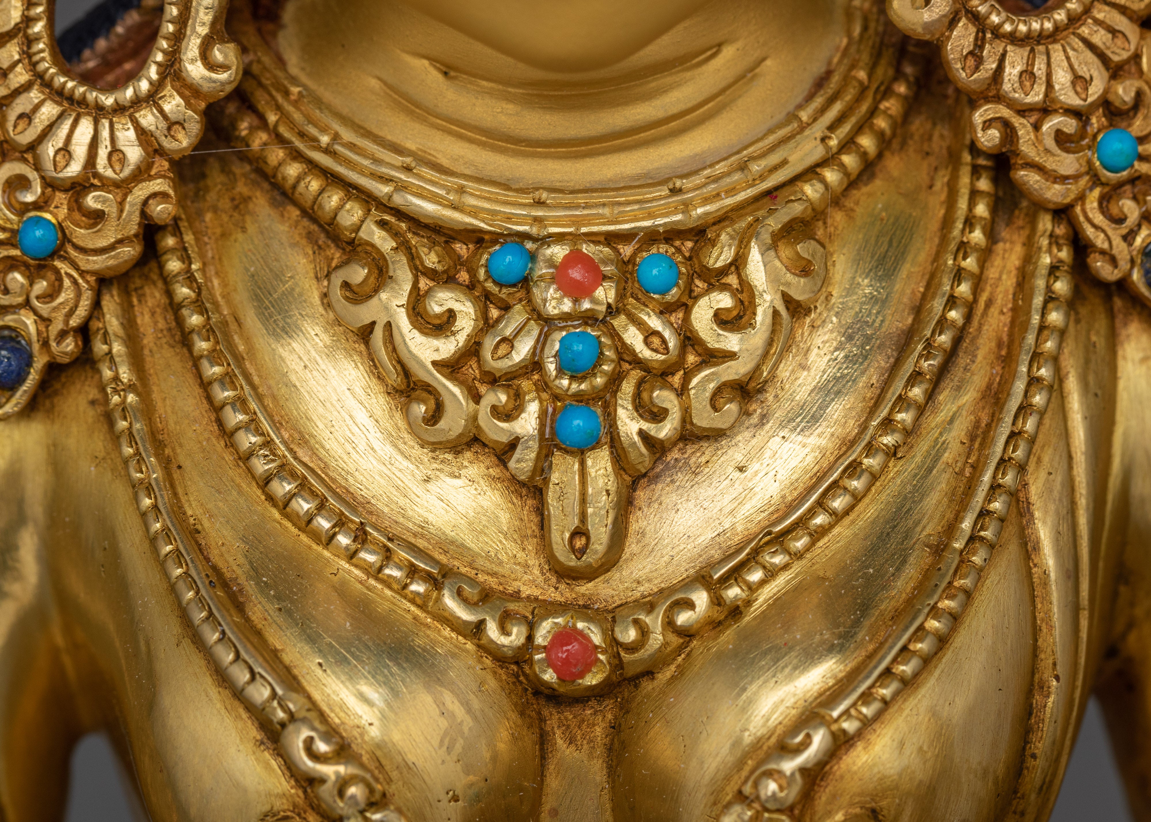 Tibetan Healing Goddess White Tara Statue | Sita Tara Sculpture