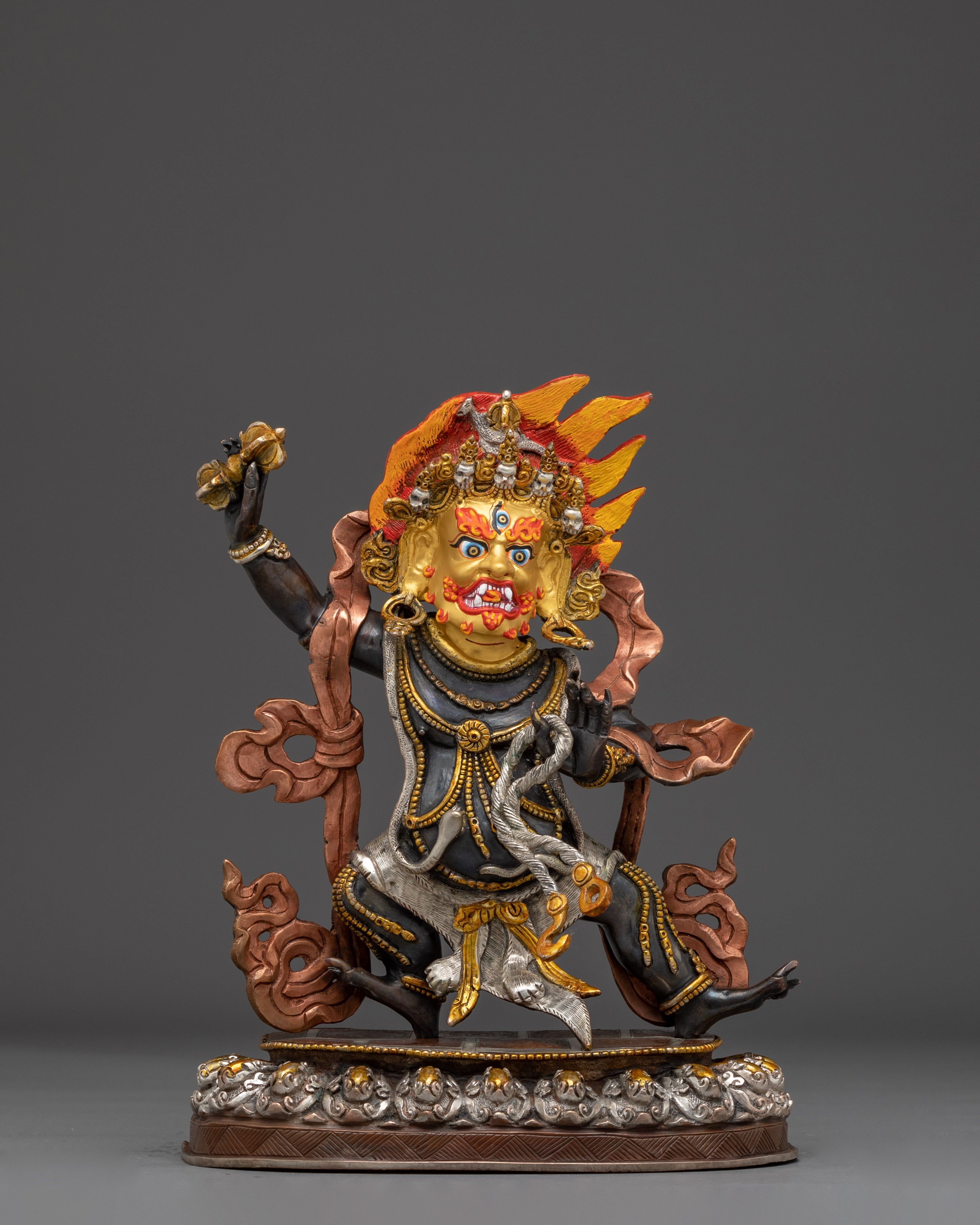 Buddhist Protector Vajrapani Statue | Wrathful Deity