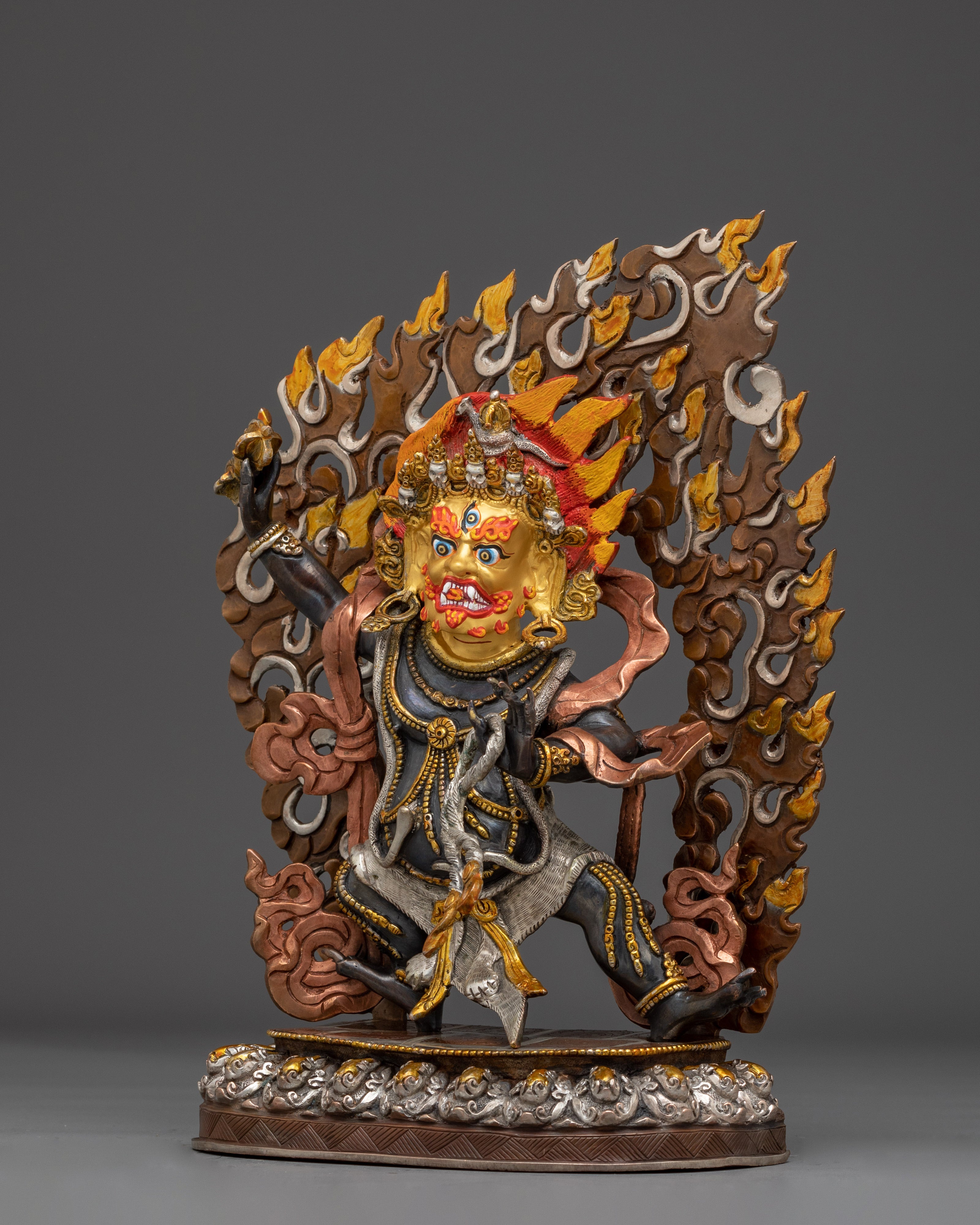 Buddhist Protector Vajrapani Statue | Wrathful Deity