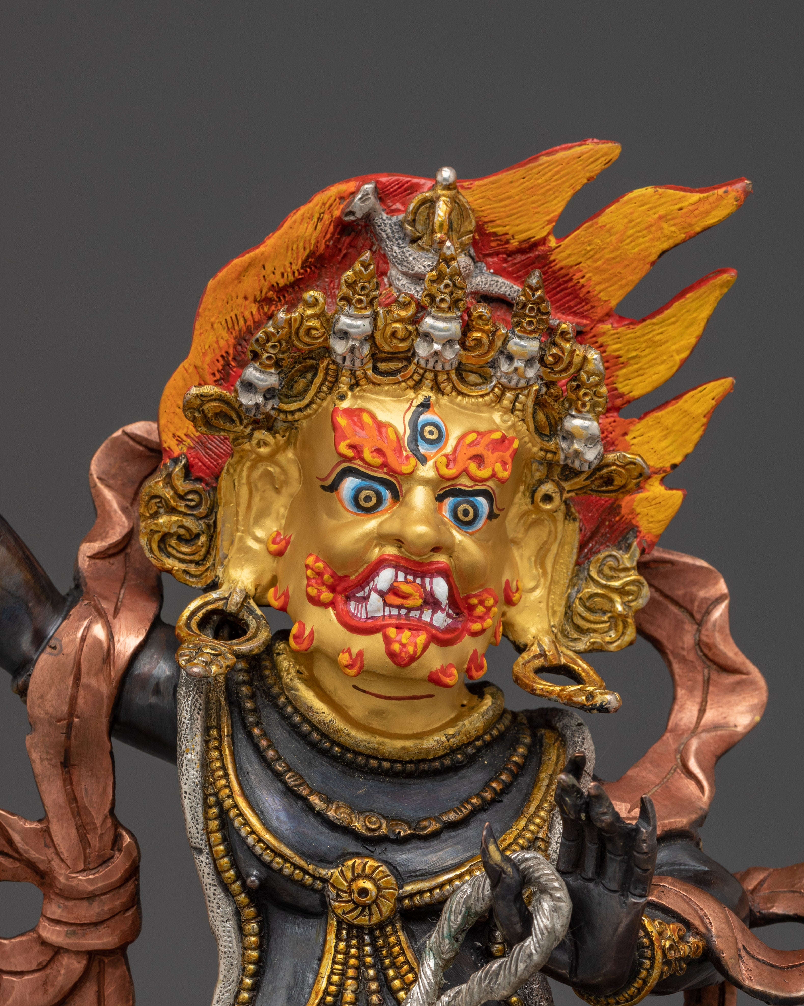 Buddhist Protector Vajrapani Statue | Wrathful Deity