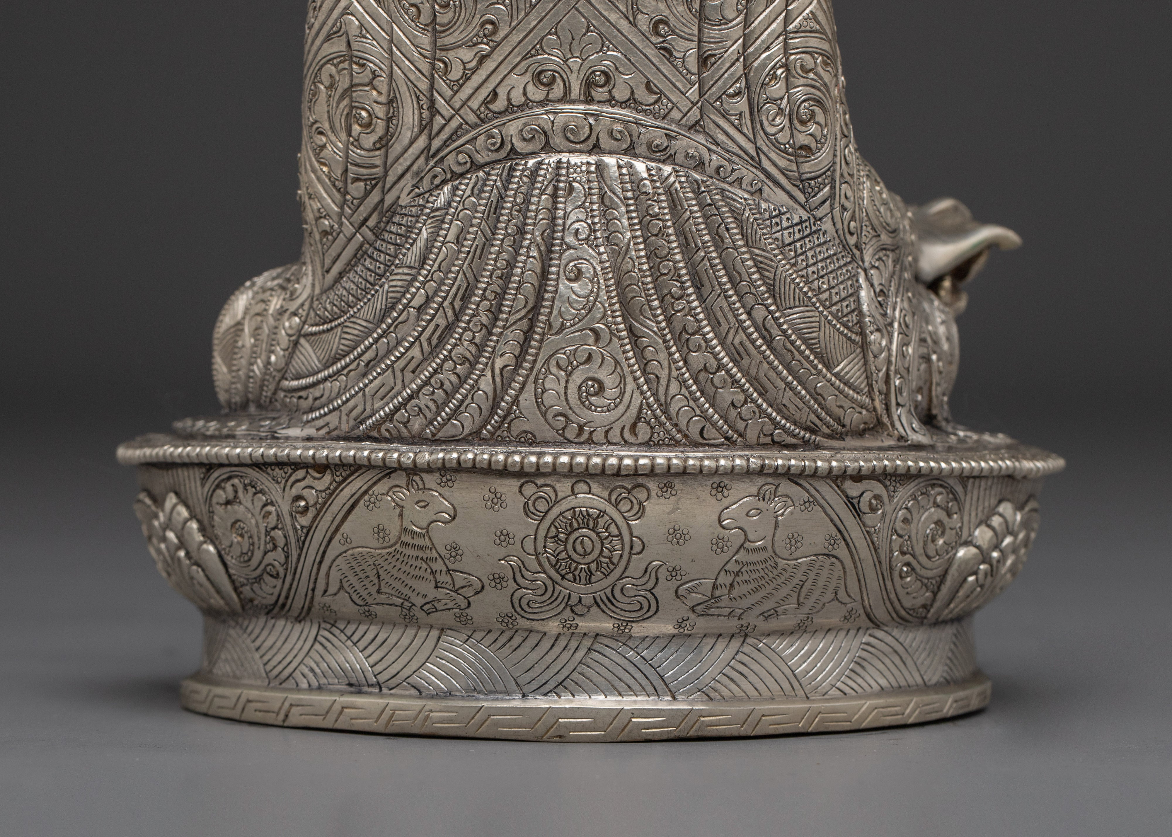 Nepalese Spiritual Statue of Guru Rinpoche | Padmasambhava Deity