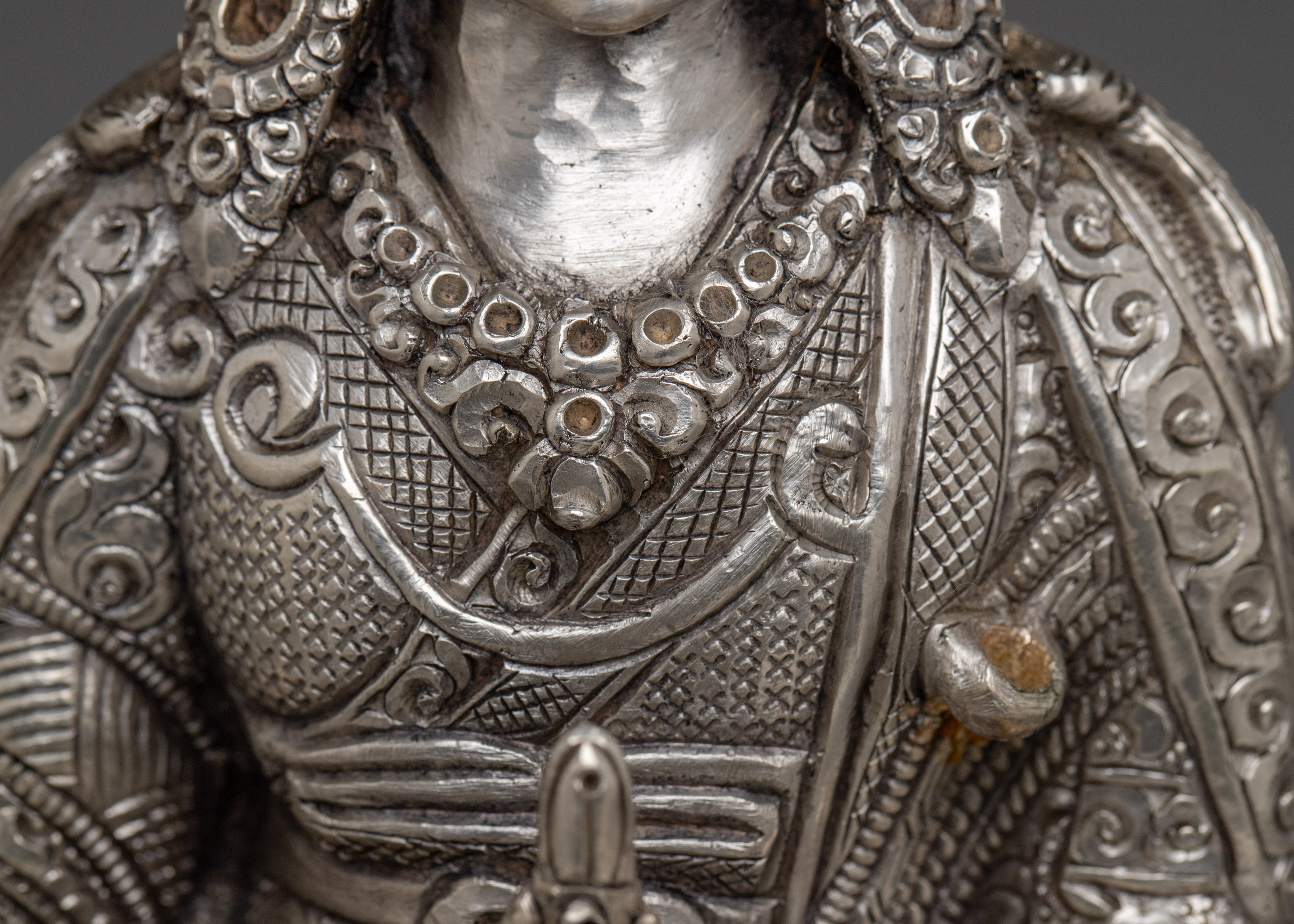 Nepalese Spiritual Statue of Guru Rinpoche | Padmasambhava Deity