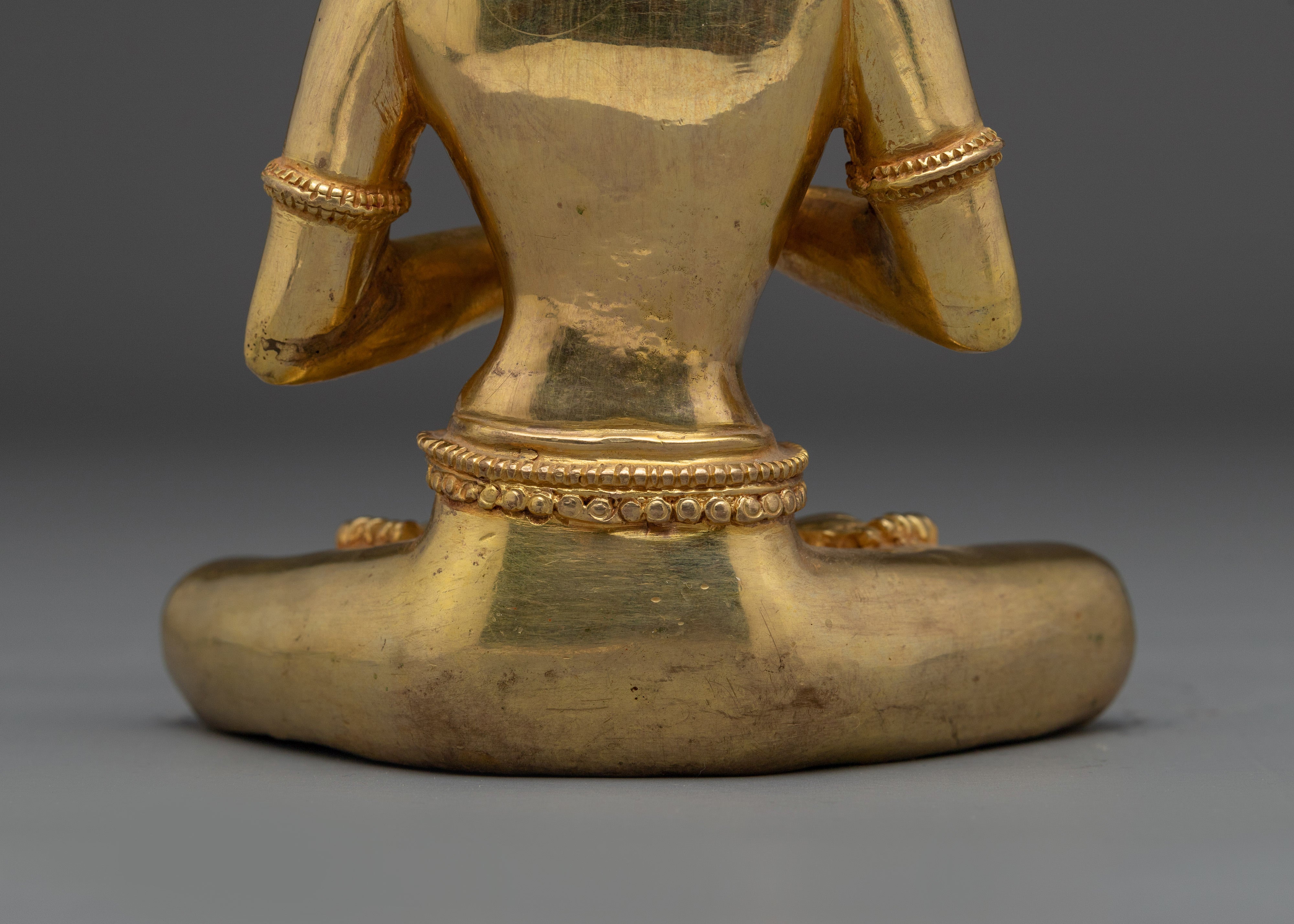 Golden Cosmic Buddha Vairocana Statue |  Buddhist Spiritual Artwork