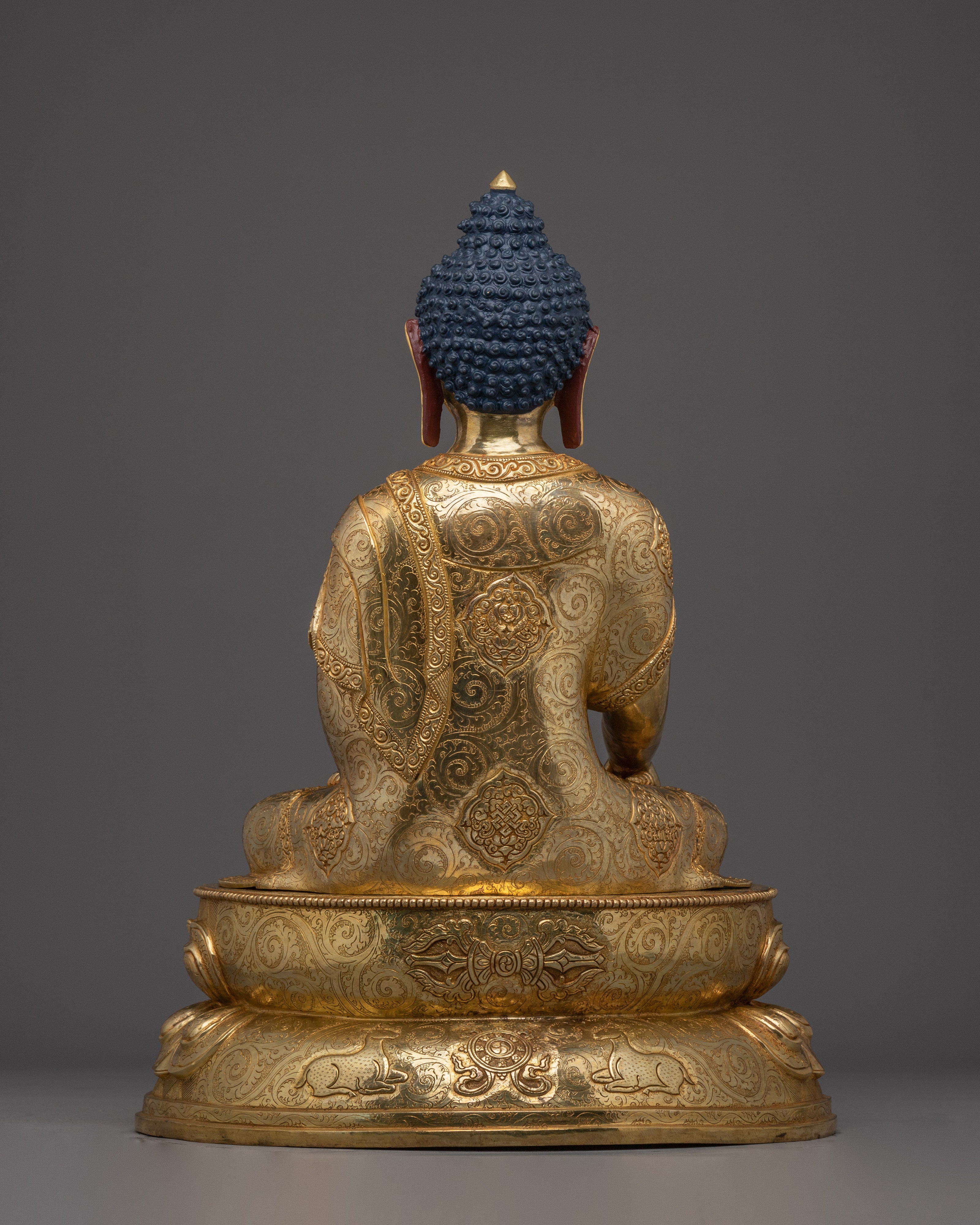 Tibetan Style Shakyamuni Buddha | Handcrafted Sacred Sculpture for Mindful Living