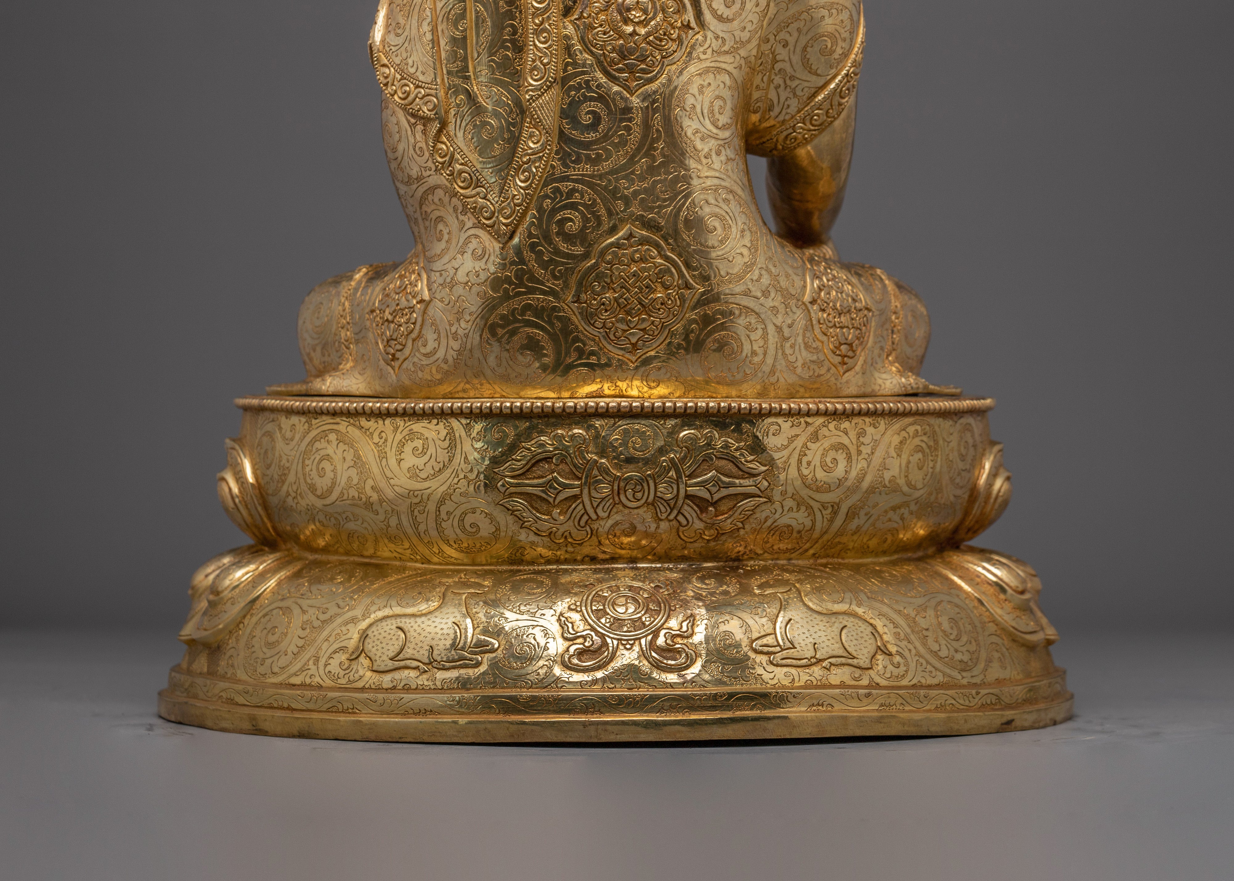 Tibetan Style Shakyamuni Buddha | Handcrafted Sacred Sculpture for Mindful Living