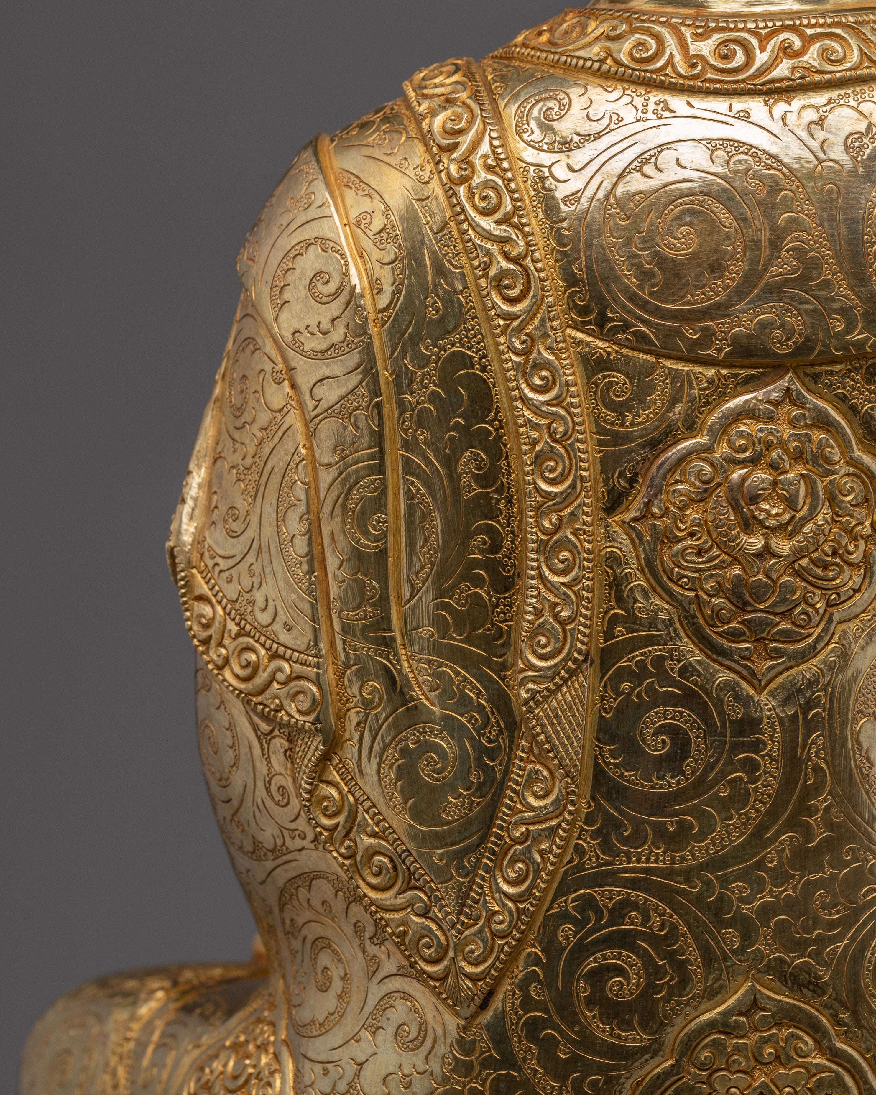 Tibetan Style Shakyamuni Buddha | Handcrafted Sacred Sculpture for Mindful Living