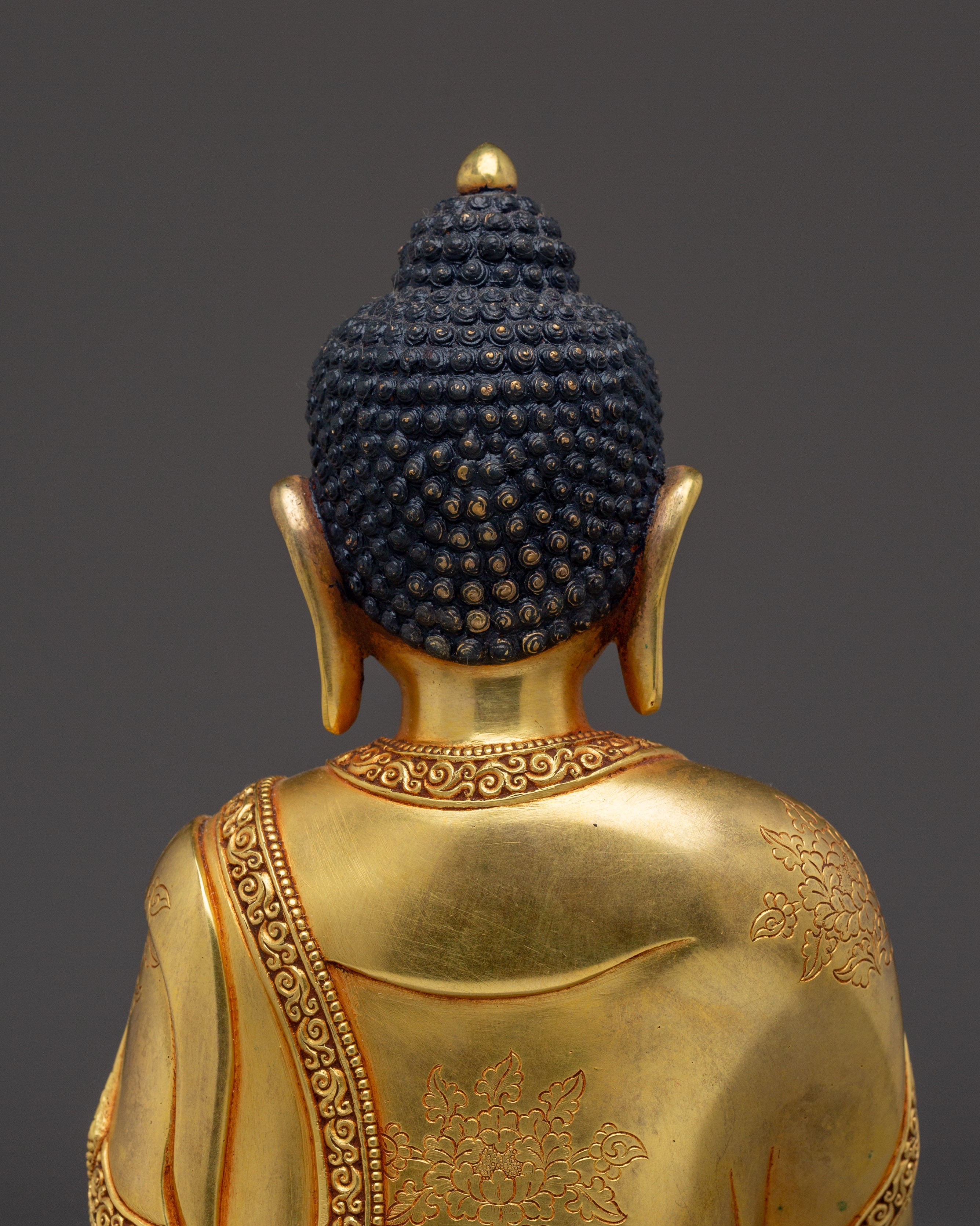 Serene Tibetan Shakyamuni Buddha Art | Enlightenment Symbol Gautama Buddha