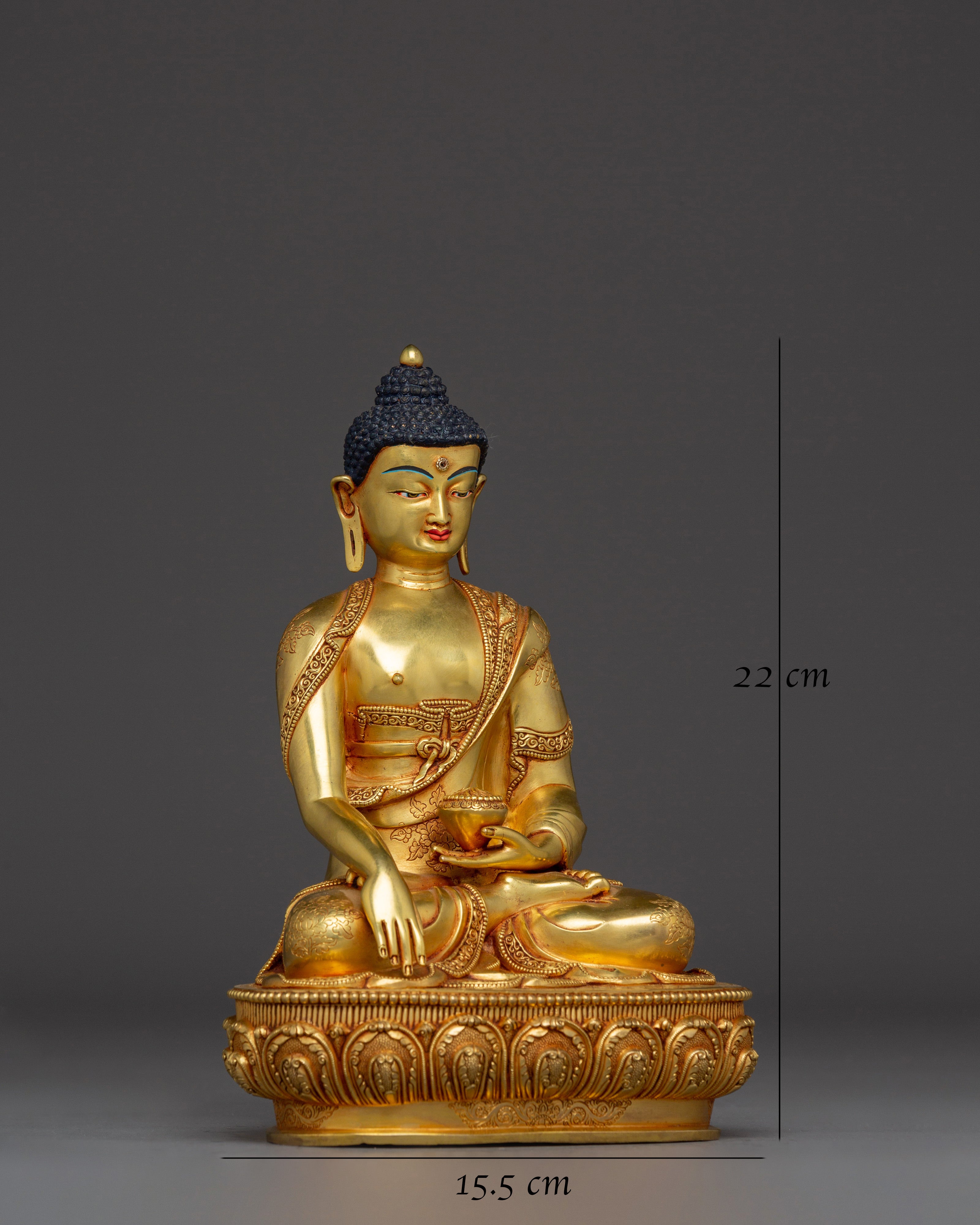 Serene Tibetan Shakyamuni Buddha Art