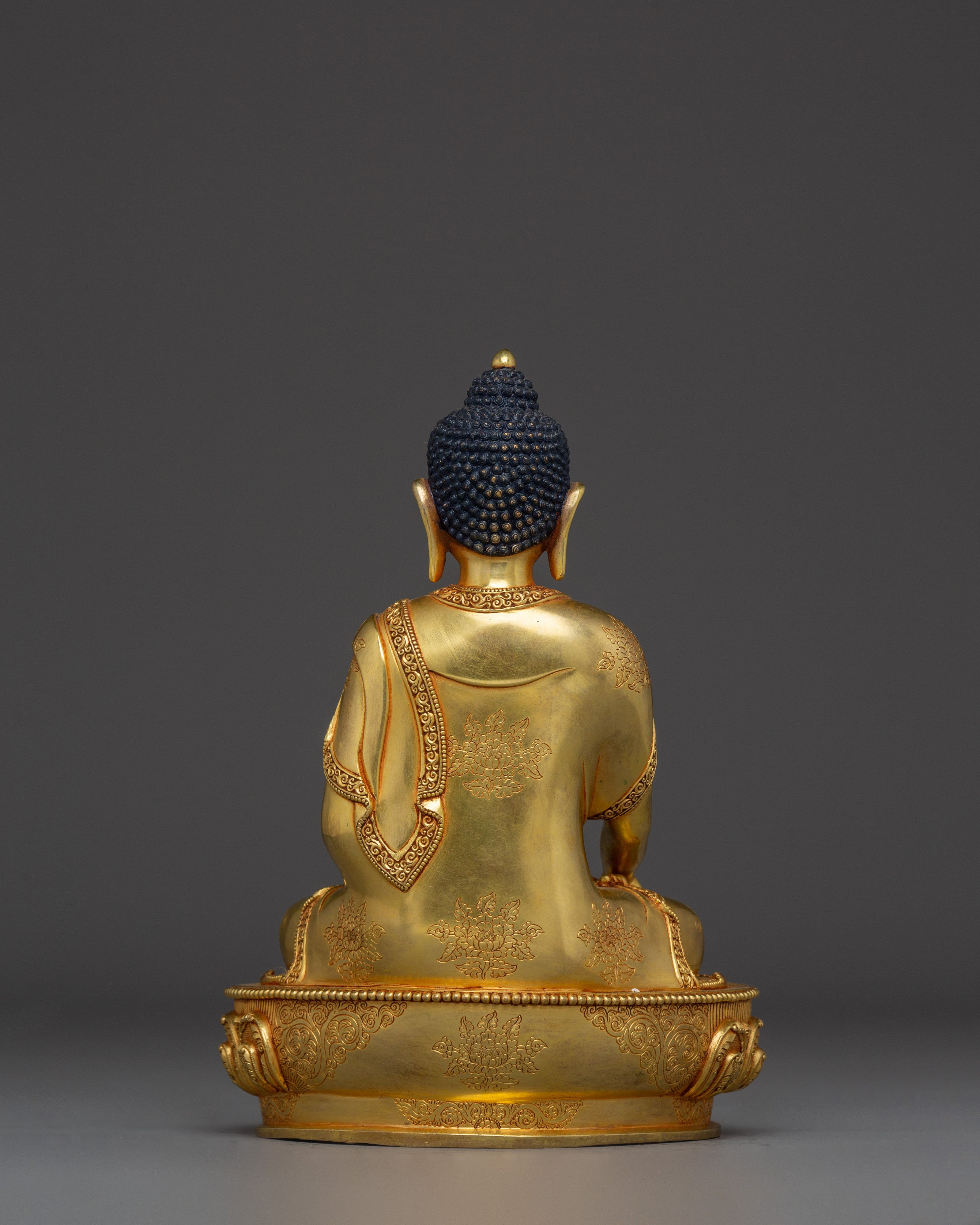 Serene Tibetan Shakyamuni Buddha Art | Enlightenment Symbol Gautama Buddha