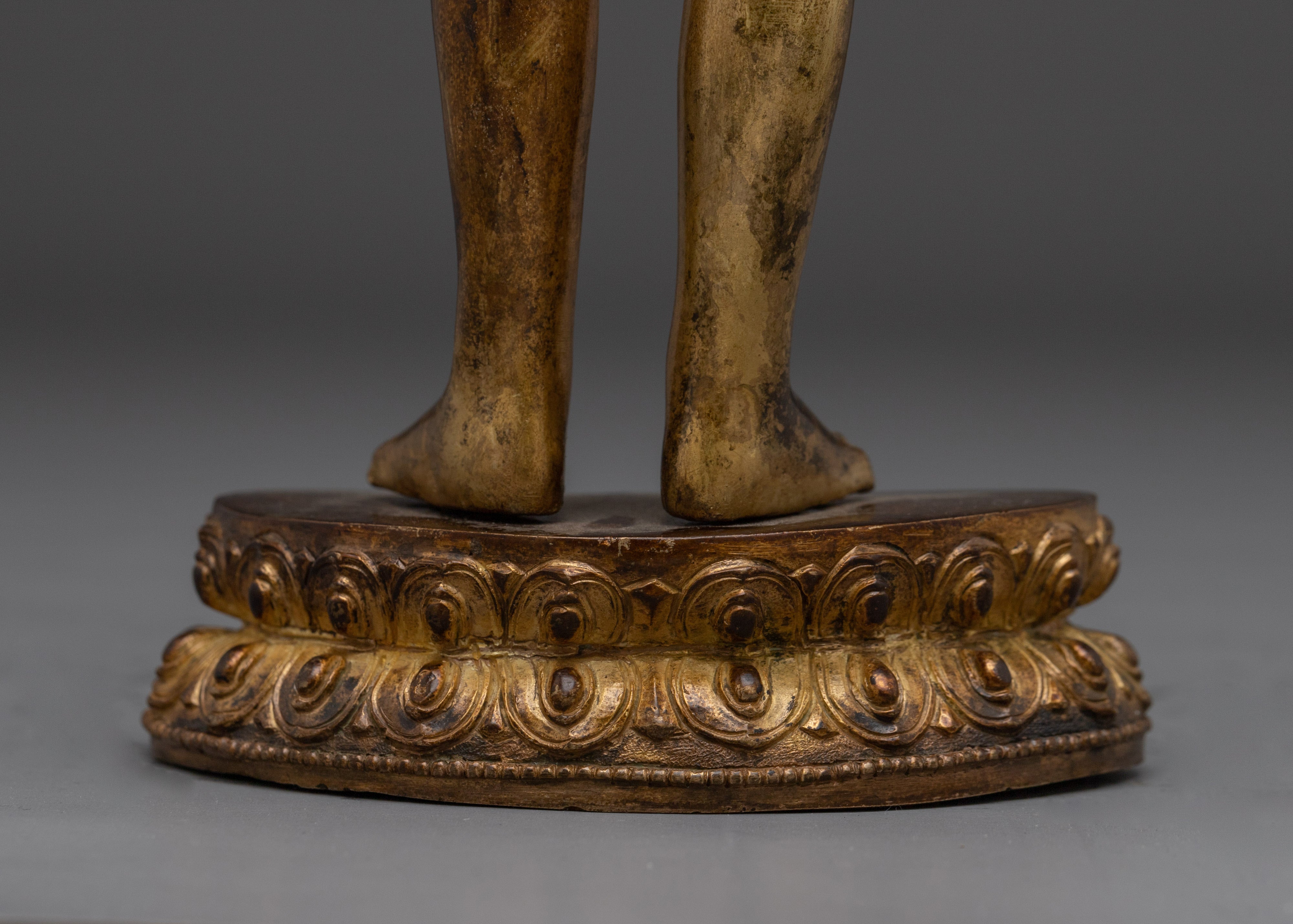 Tibetan Buddhist Icon Lokeshwor | Meditation Altar Decor