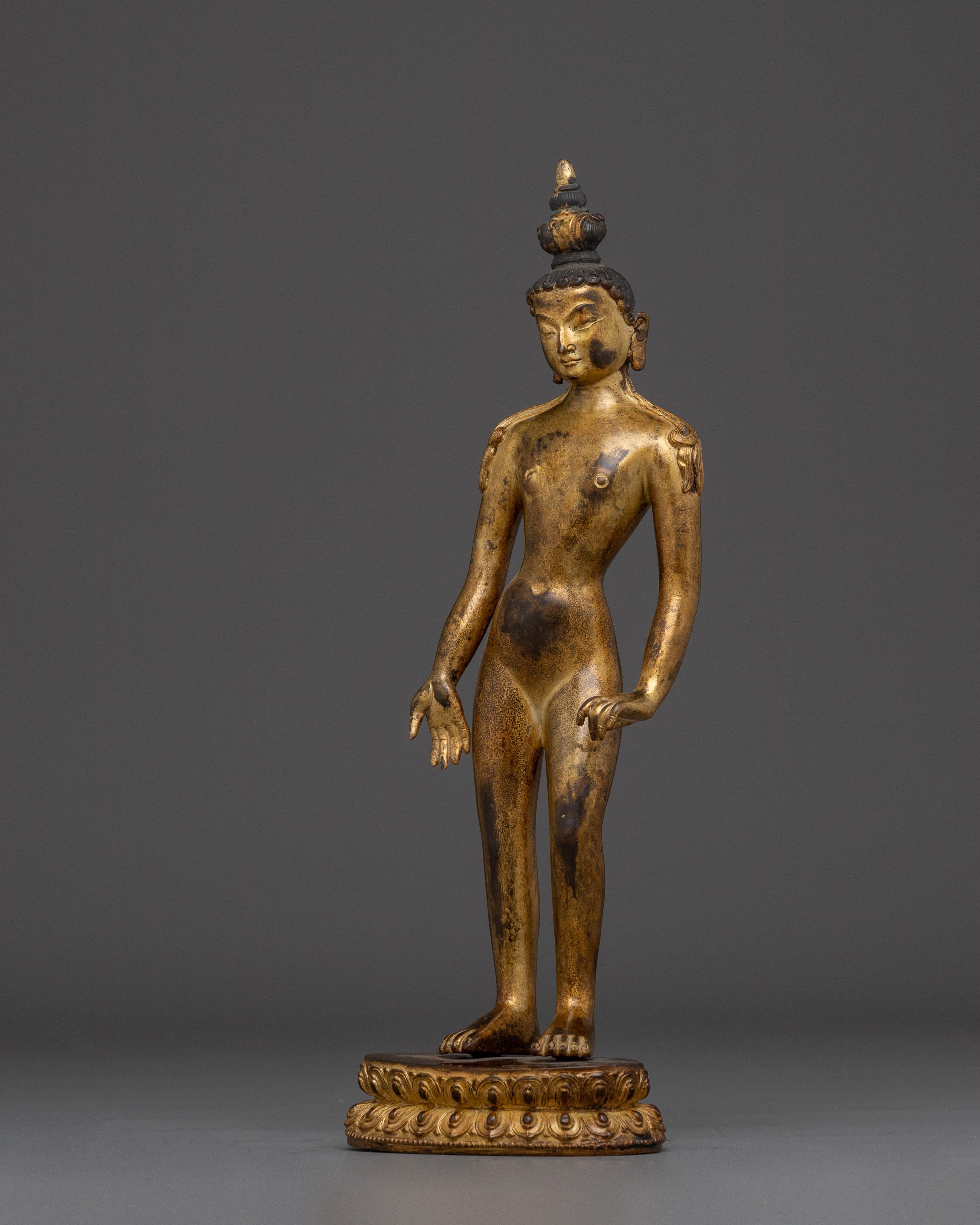 Tibetan Buddhist Icon Lokeshwor | Meditation Altar Decor