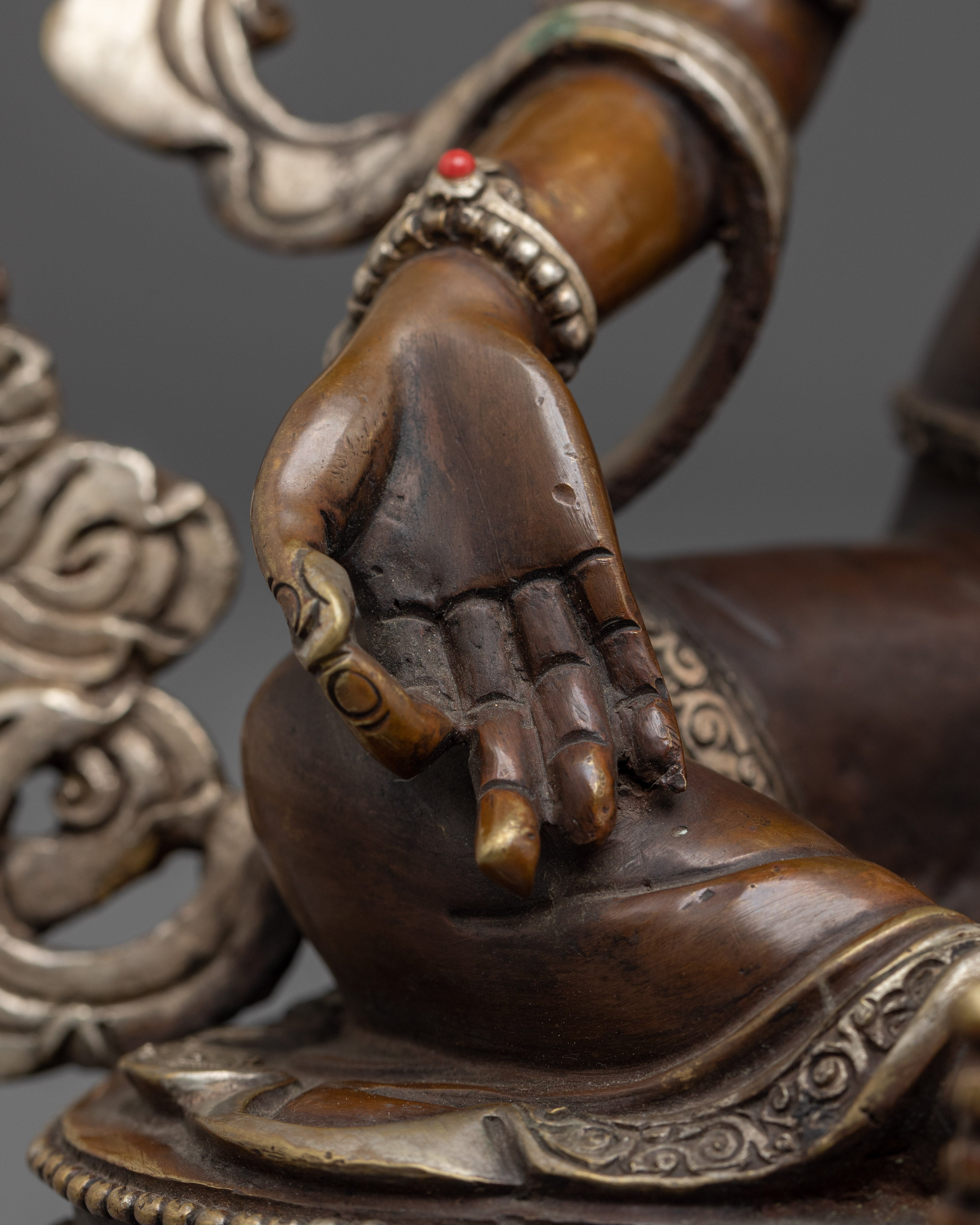 Green Tara Goddess Of Compassion Statue | Traditional Himalayan Art