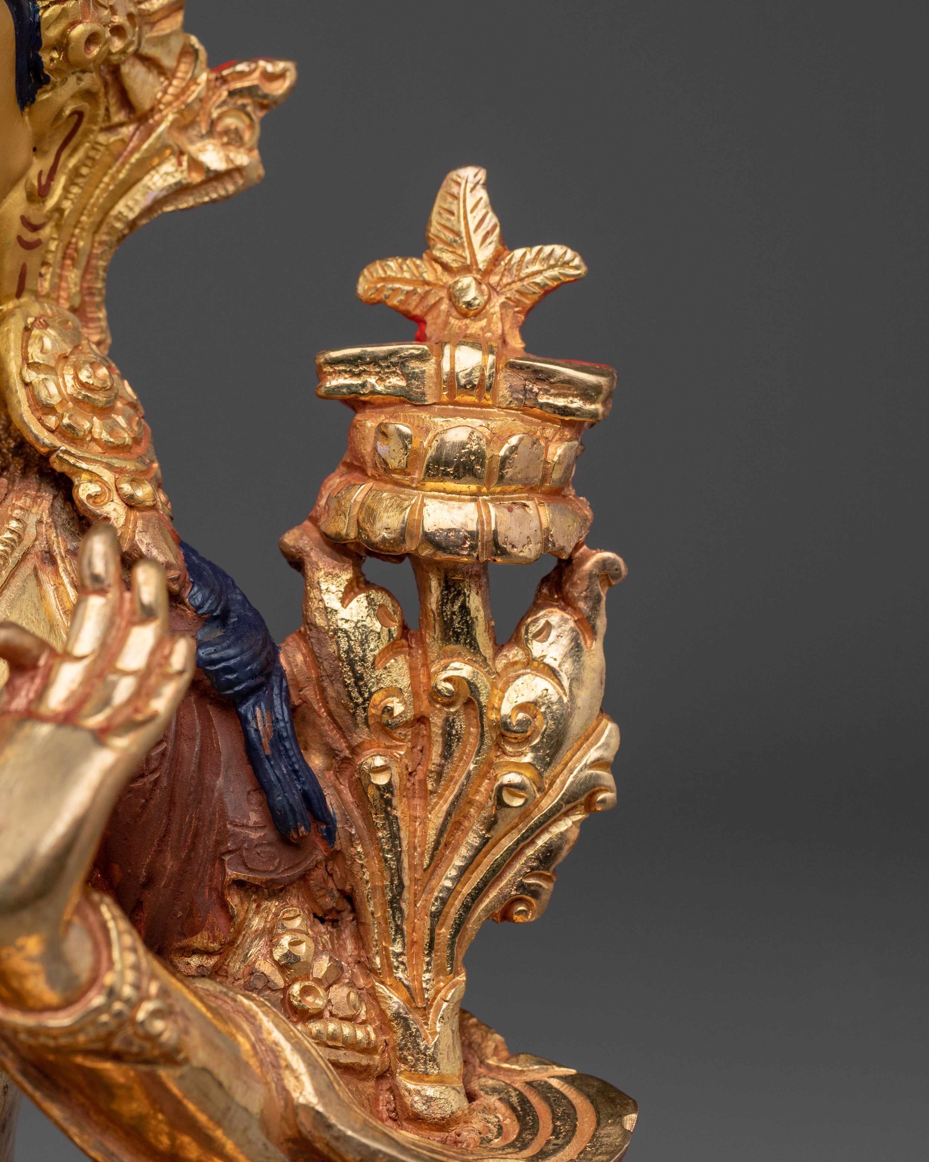 Buddhist Wisdom Icon Manjushri | Handcrafted Nepali Art