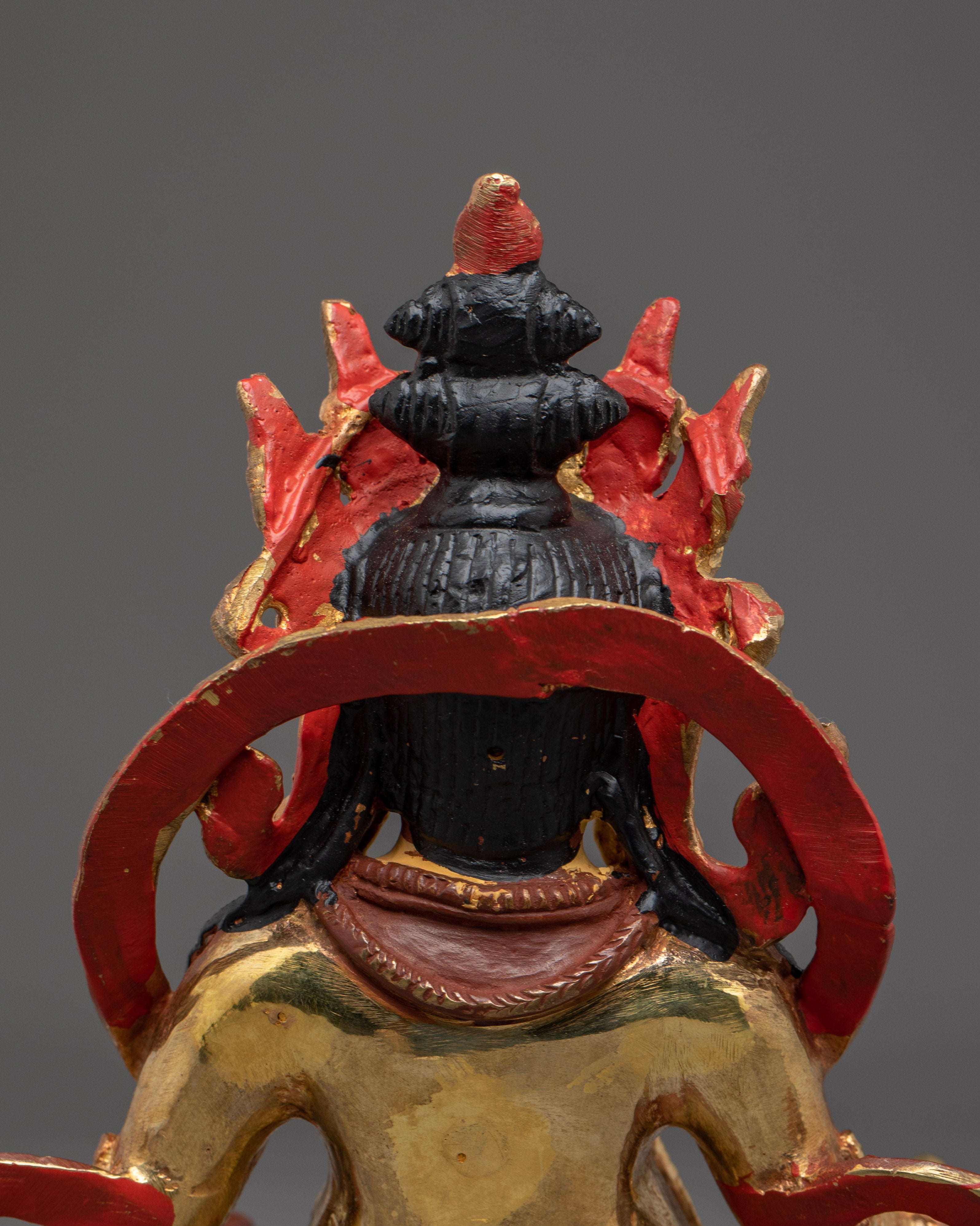 Tibetan Ritual Statue of Dzambhala | Prosperity Altar Deity